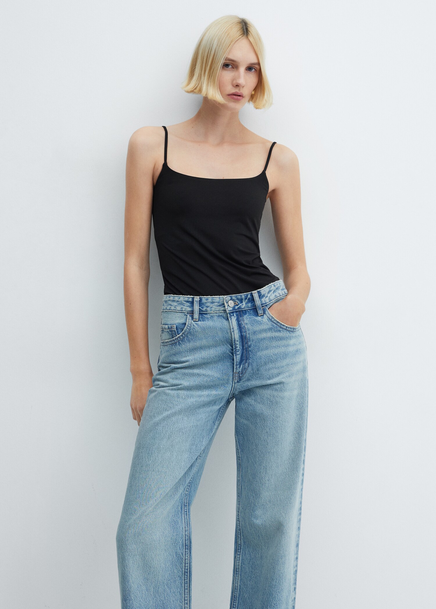 Strapless halter neck top - Medium plane