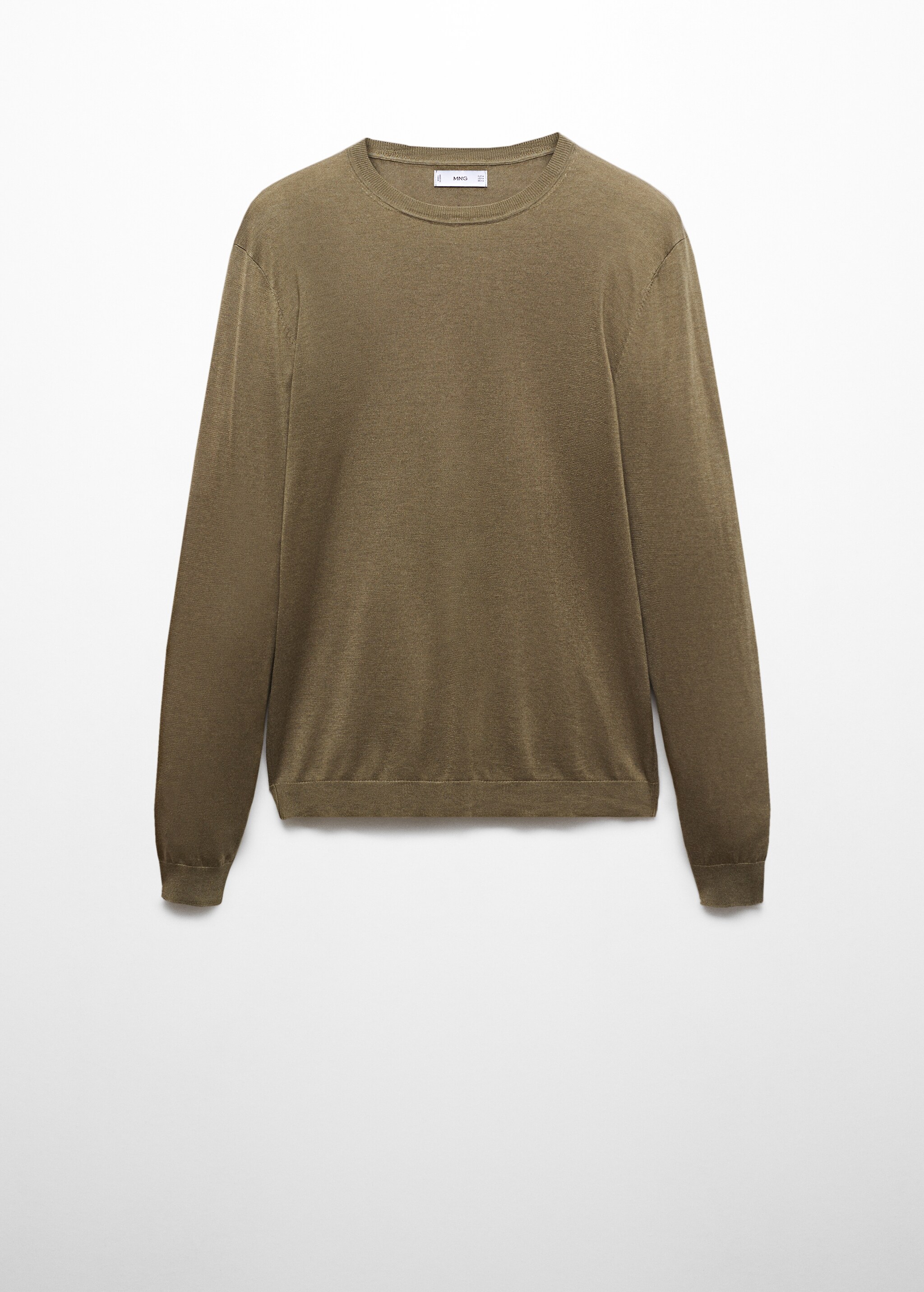 Cienki sweter z jedwabiu morwowego - Artykuł bez modela/modelki