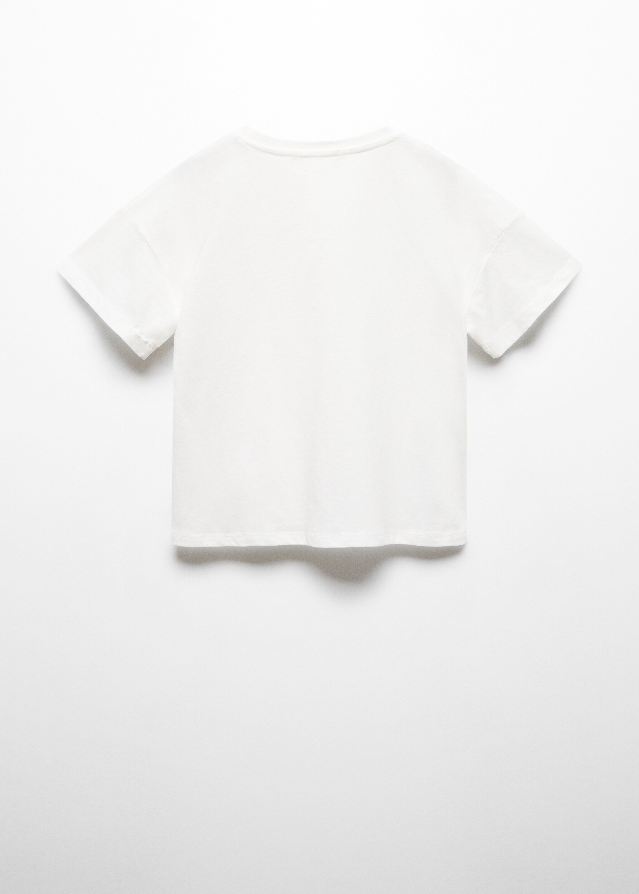 Bow cotton T-shirt - Reverse of the article