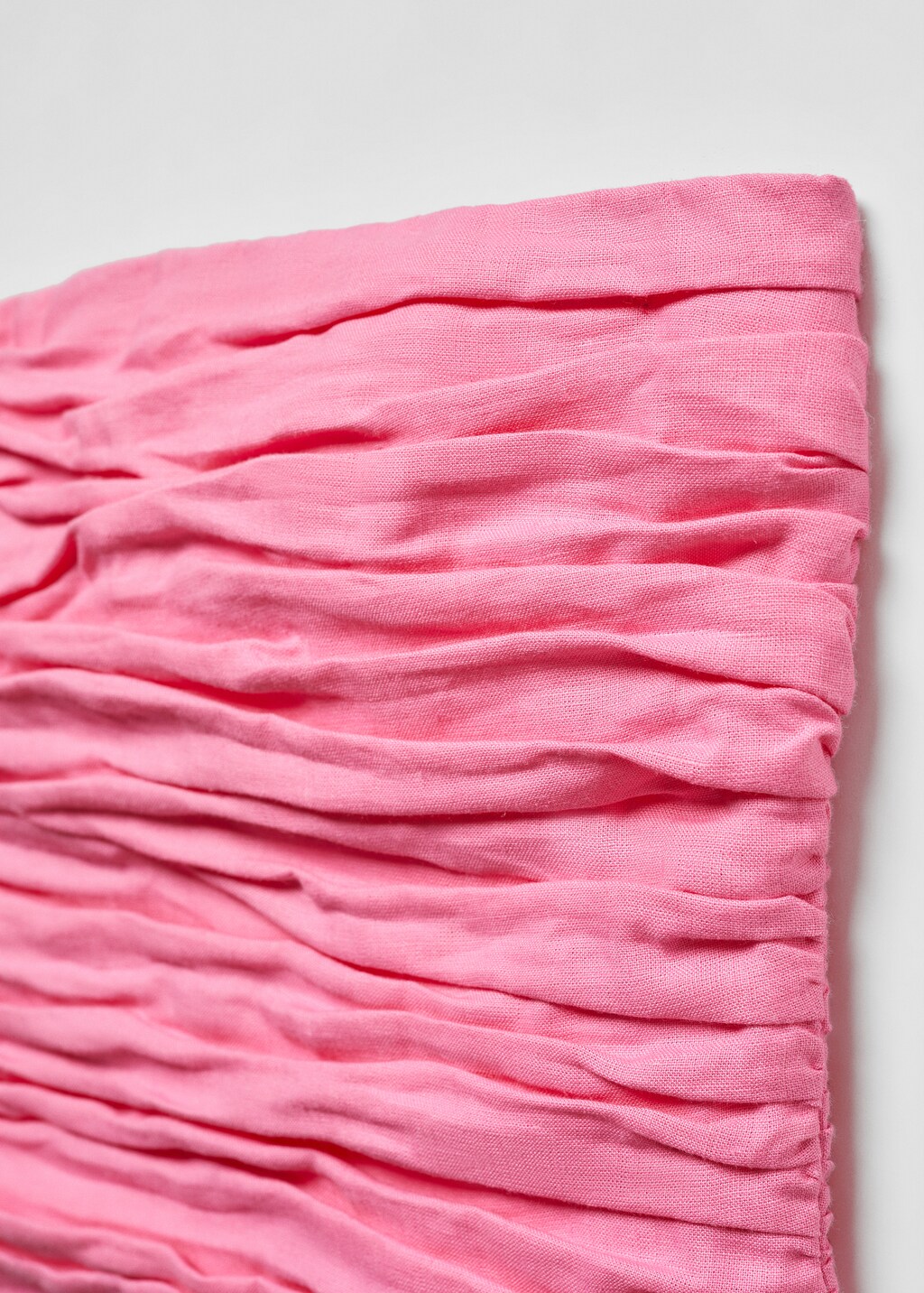Mango Linen bandeau top thumbnail