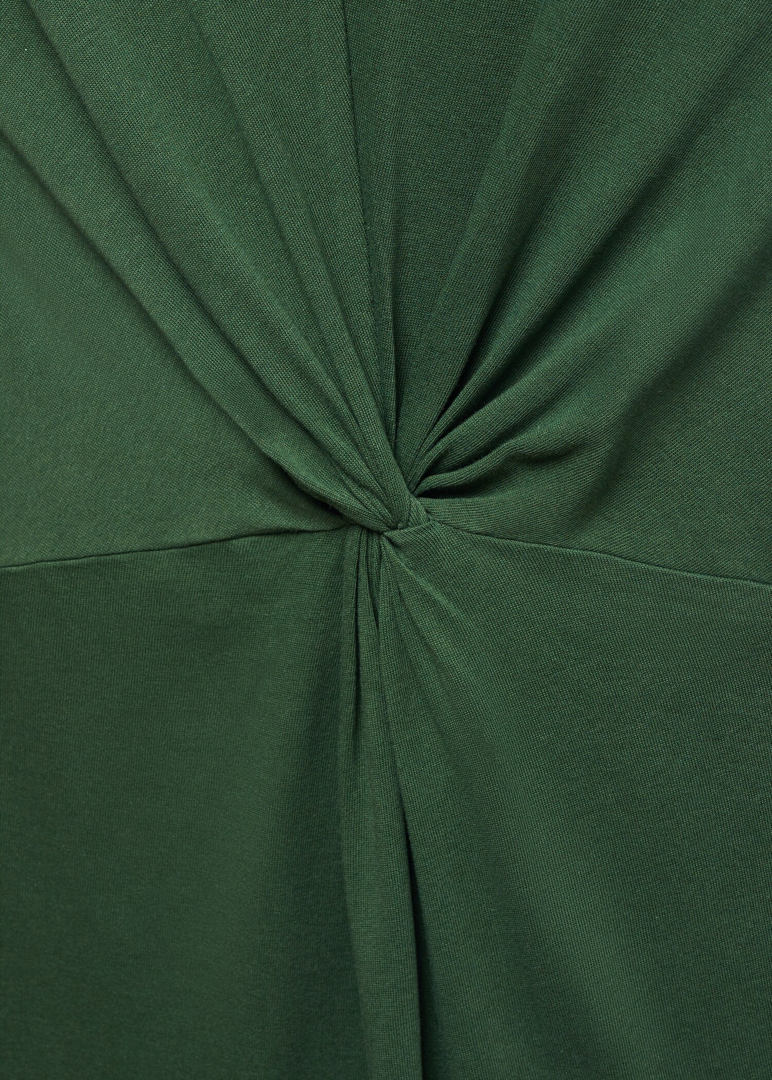 Knotted cotton dress - Details of the article 8