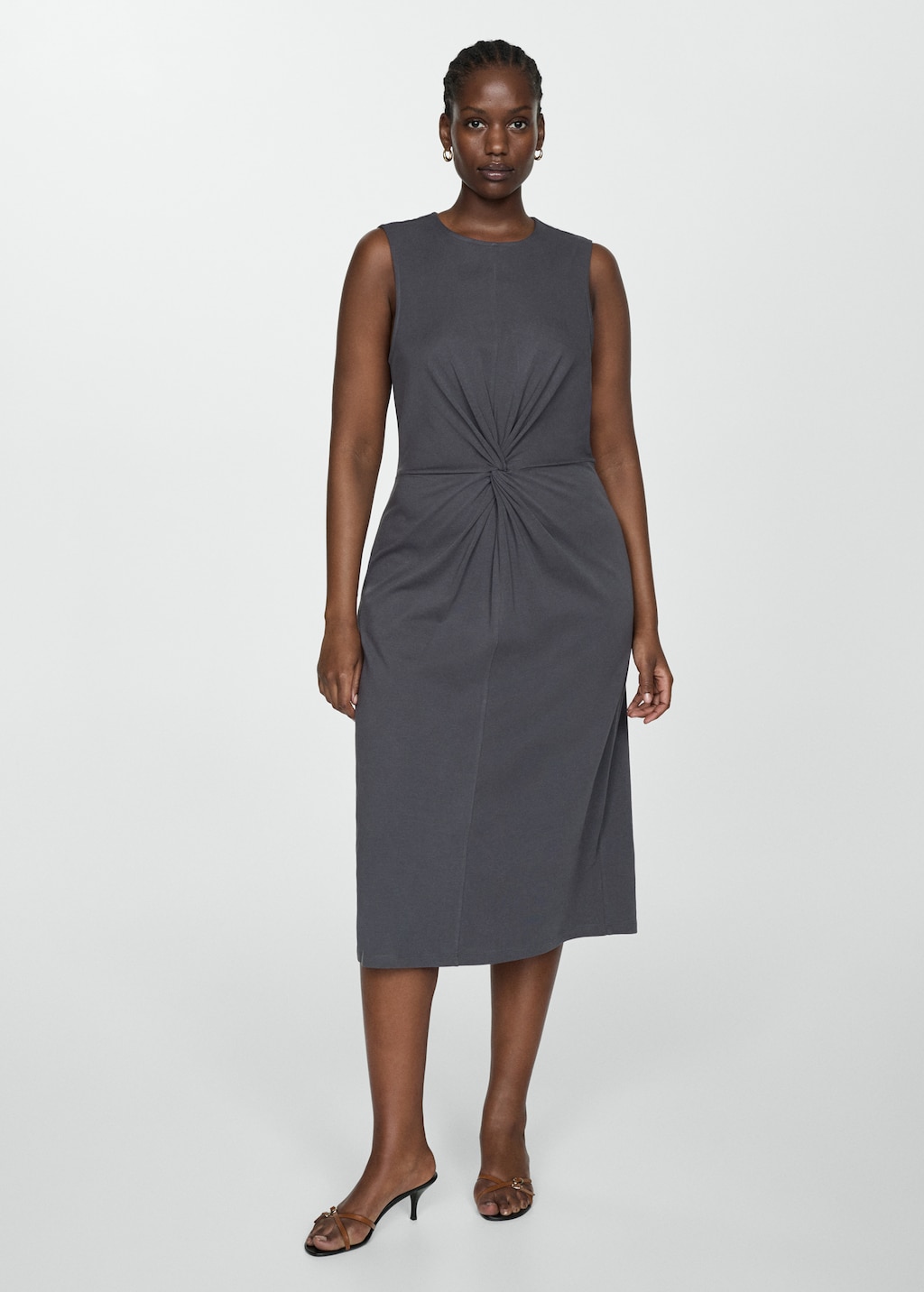 Mango robe coton 2025