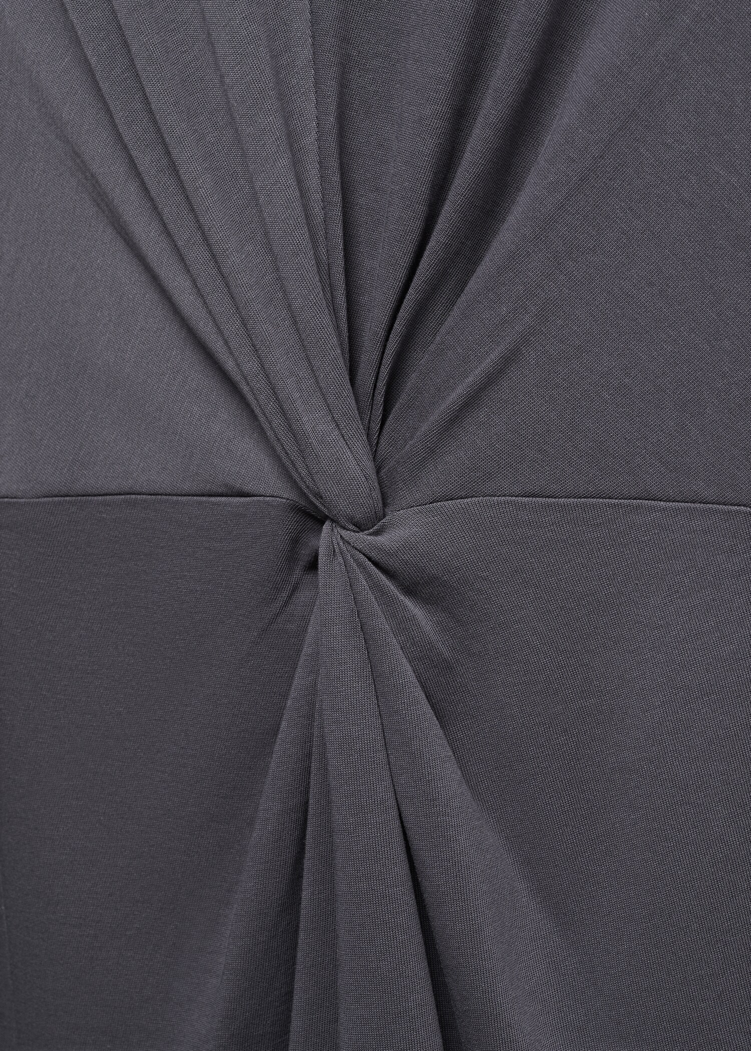 Knotted cotton dress - Details of the article 8