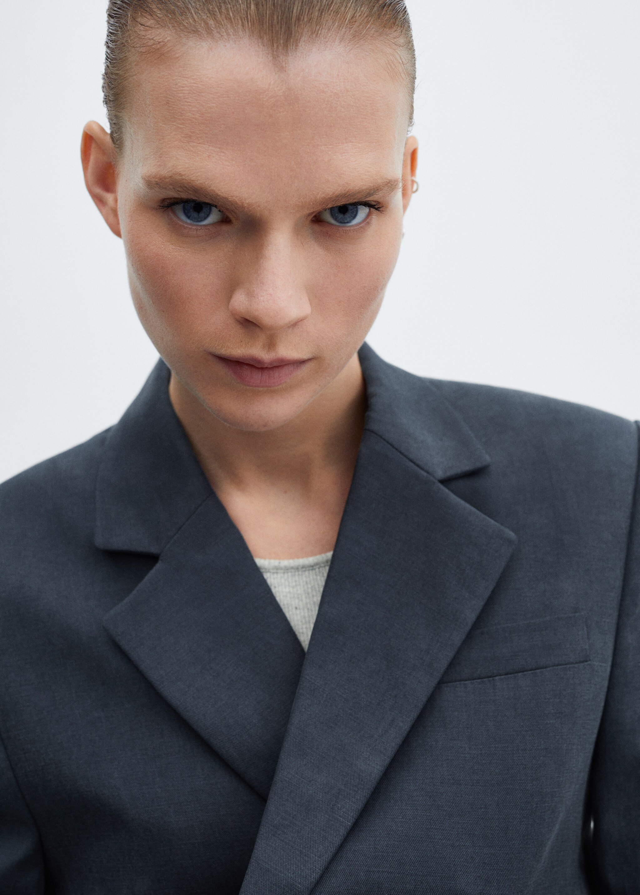 Structured lyocell jacket - Details of the article 1
