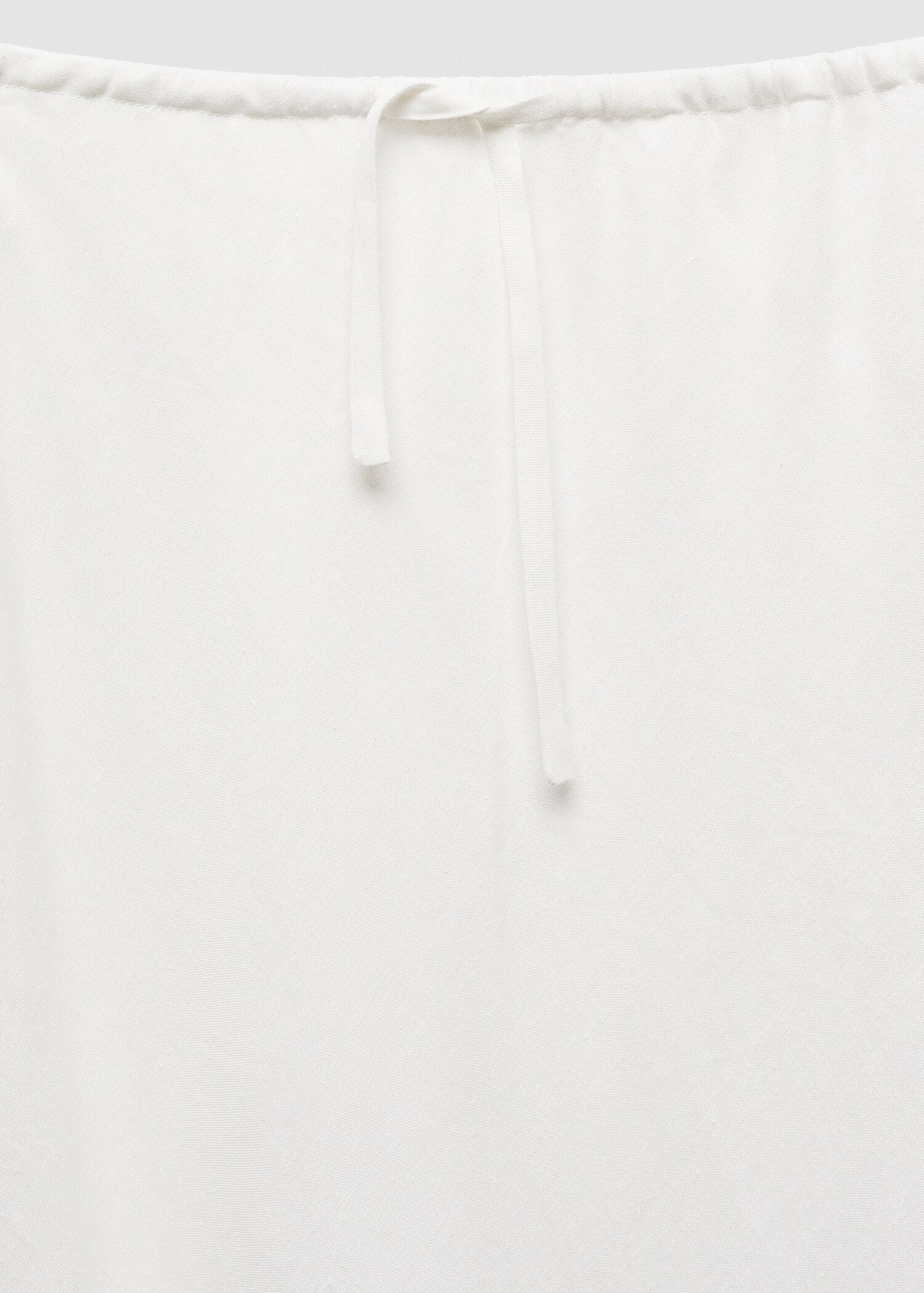 Bow linen skirt - Details of the article 8
