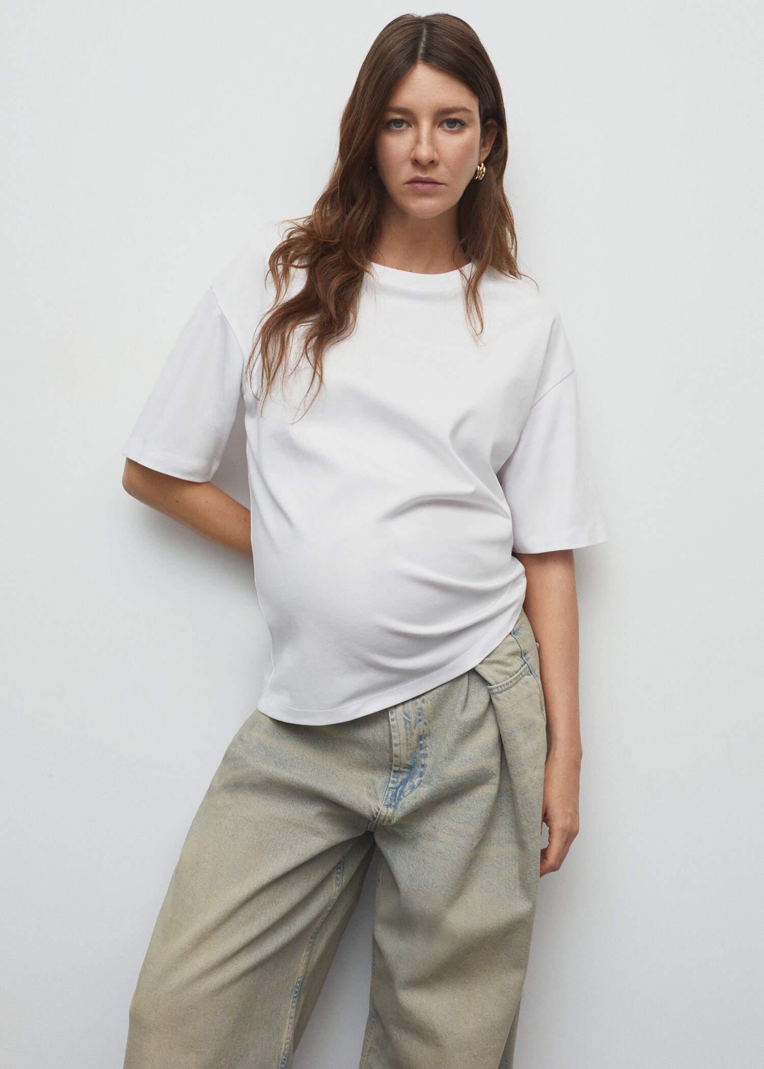 100% cotton oversized t-shirt - Medium plane