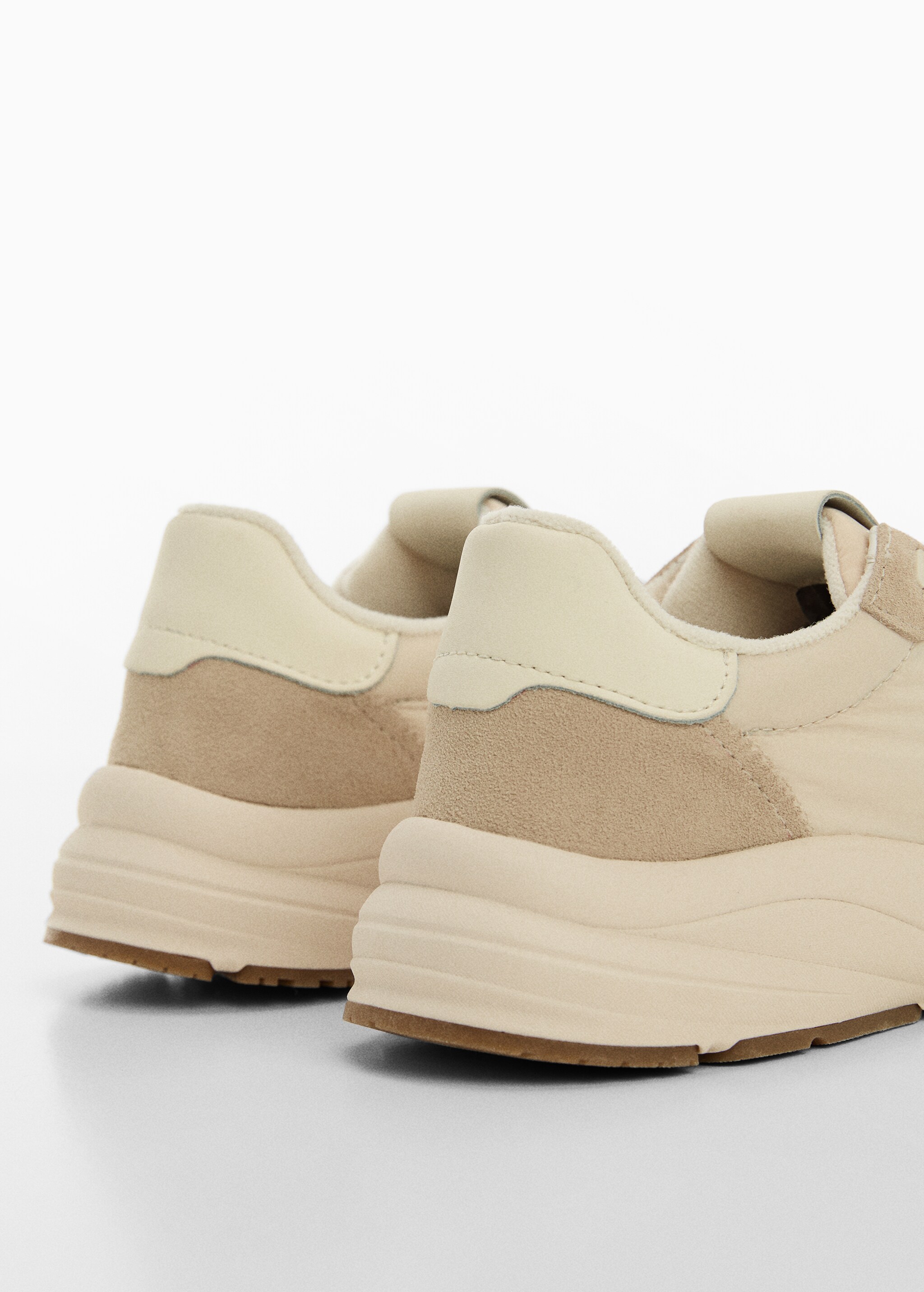 Leather panel sneakers - Details of the article 1