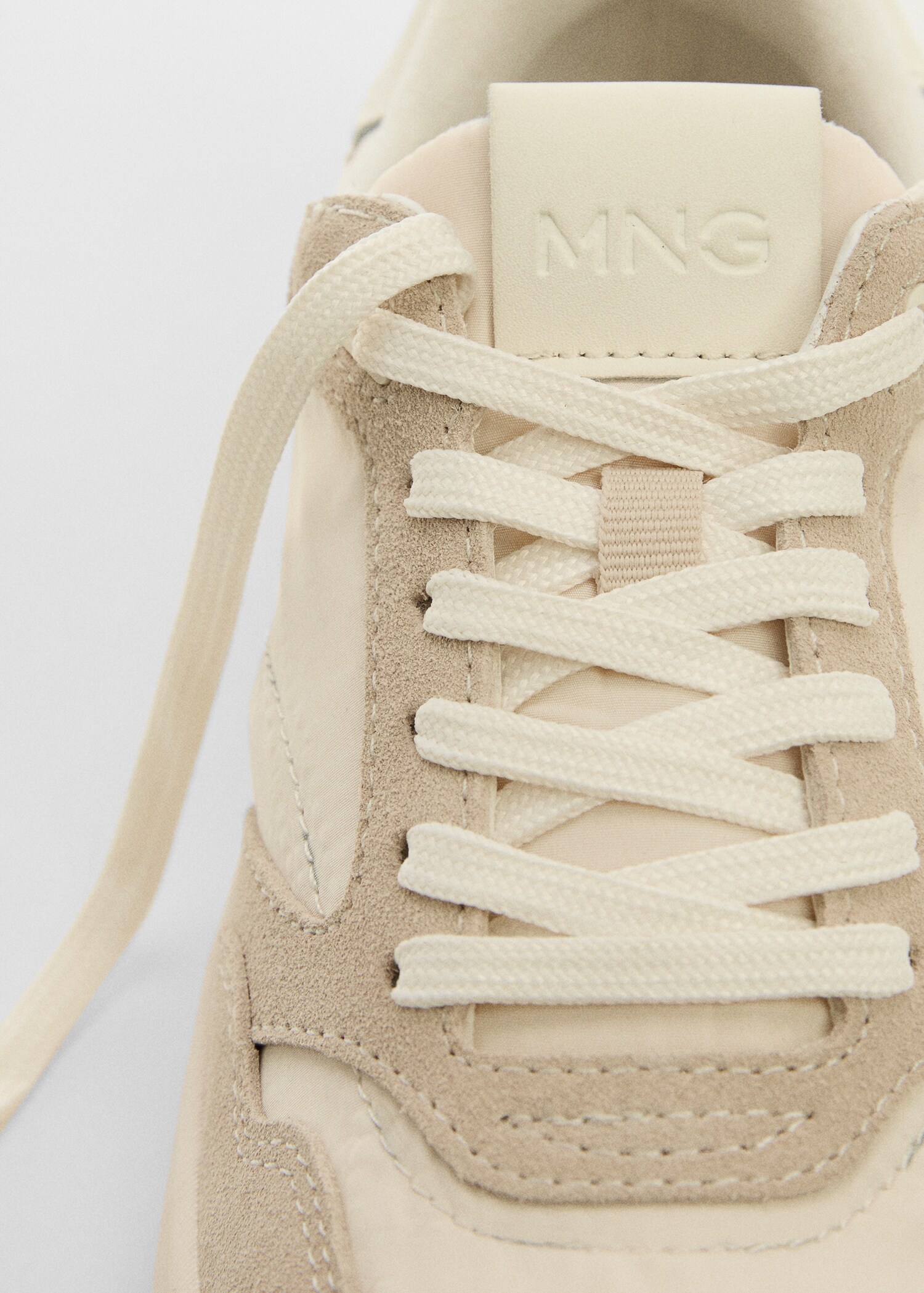 Leather panel sneakers - Details of the article 2