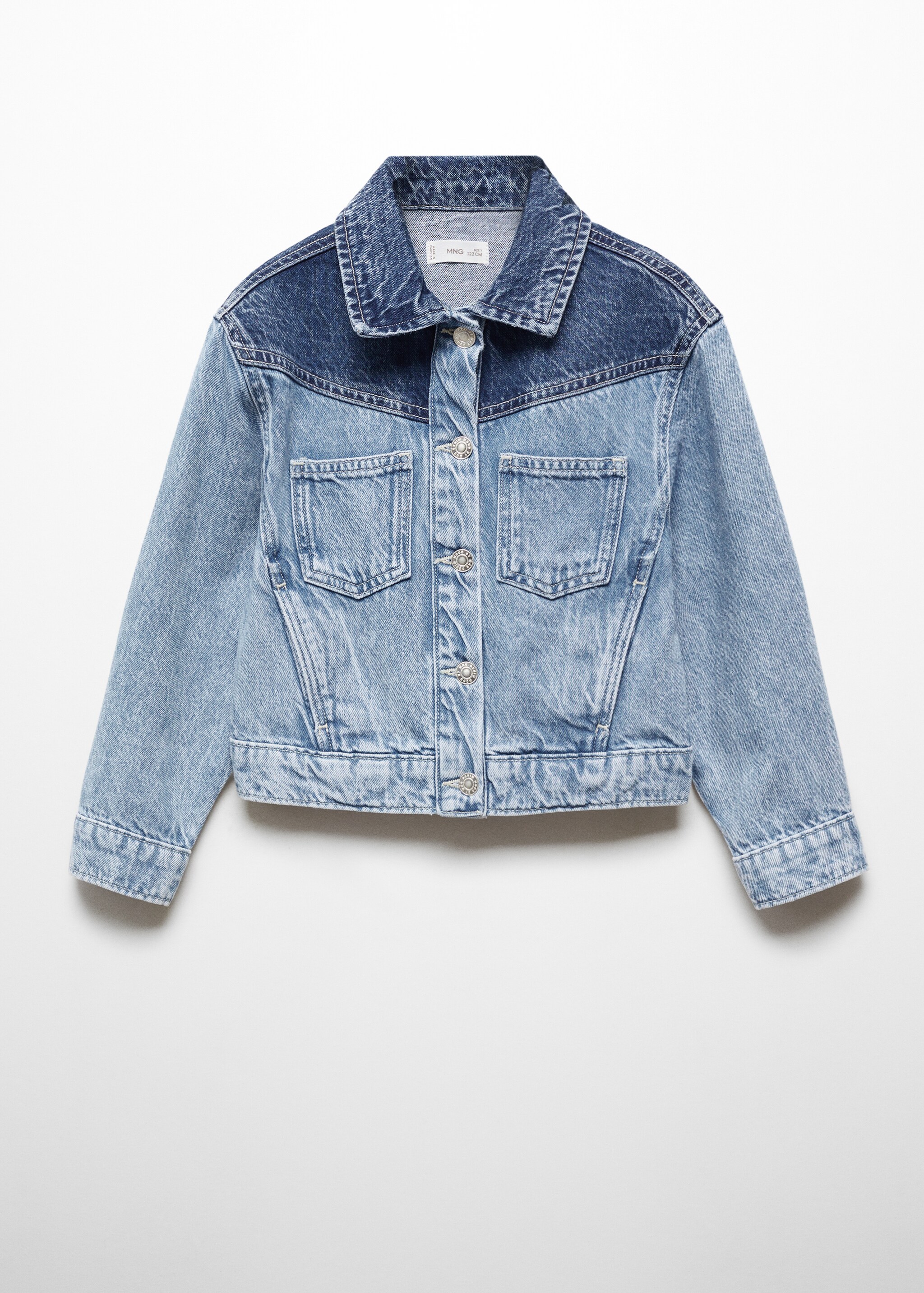 Two-tone denim jacket - Article without model