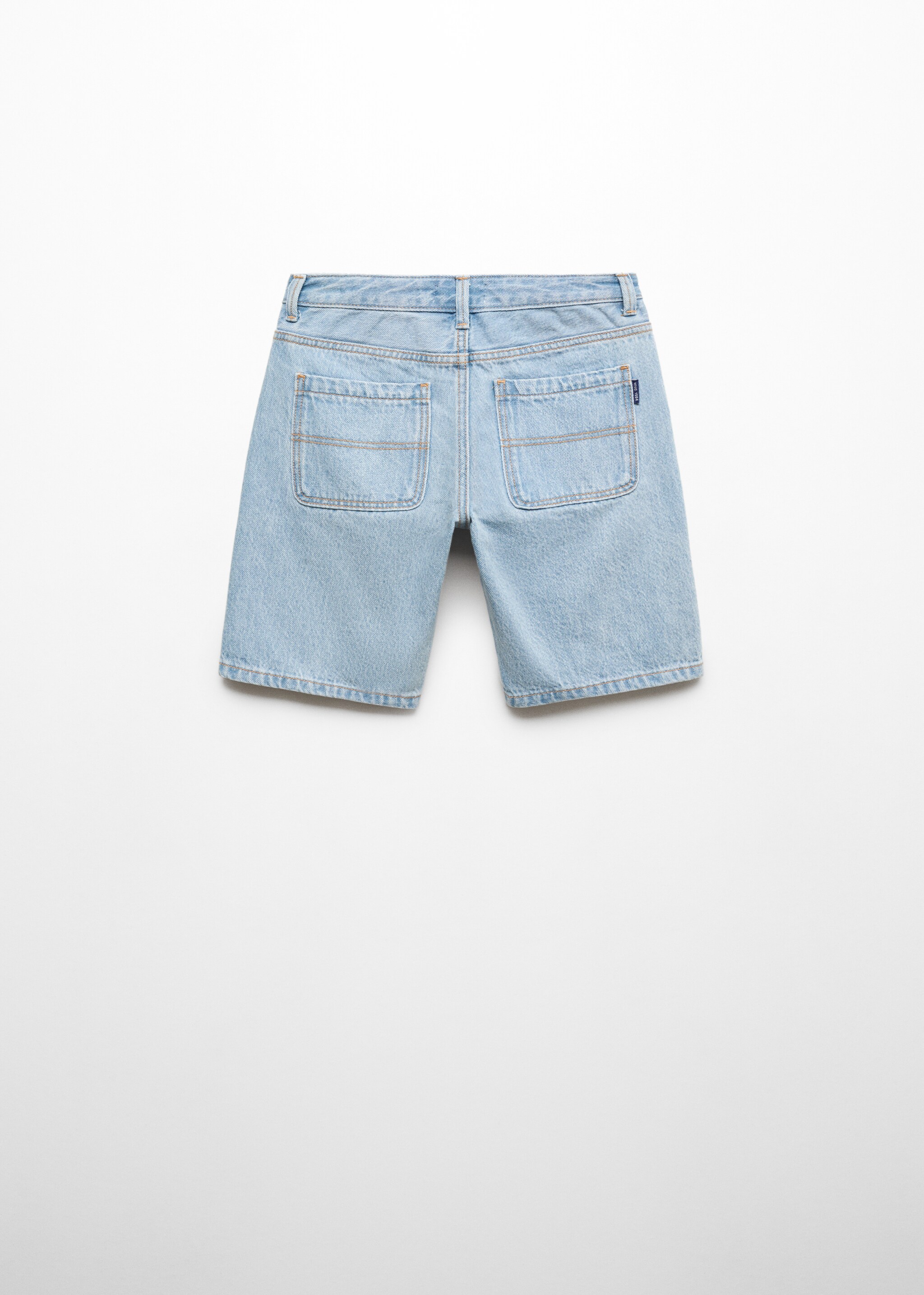 Bermudas denim algodón - Reverso del artículo