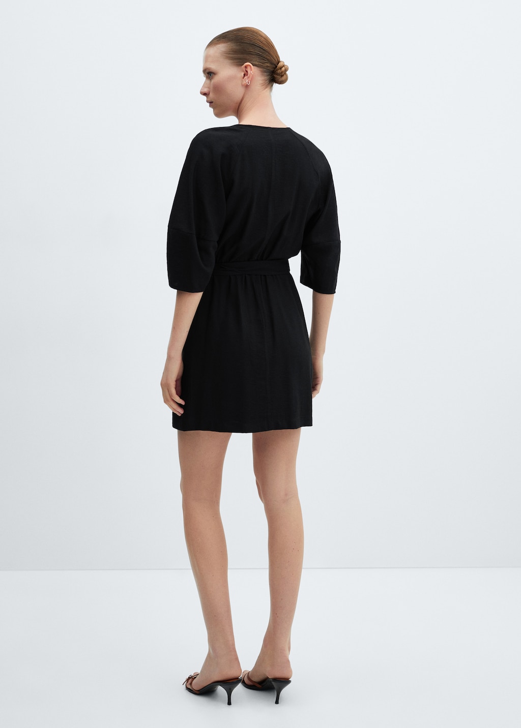 Bow wrap dress - image 3