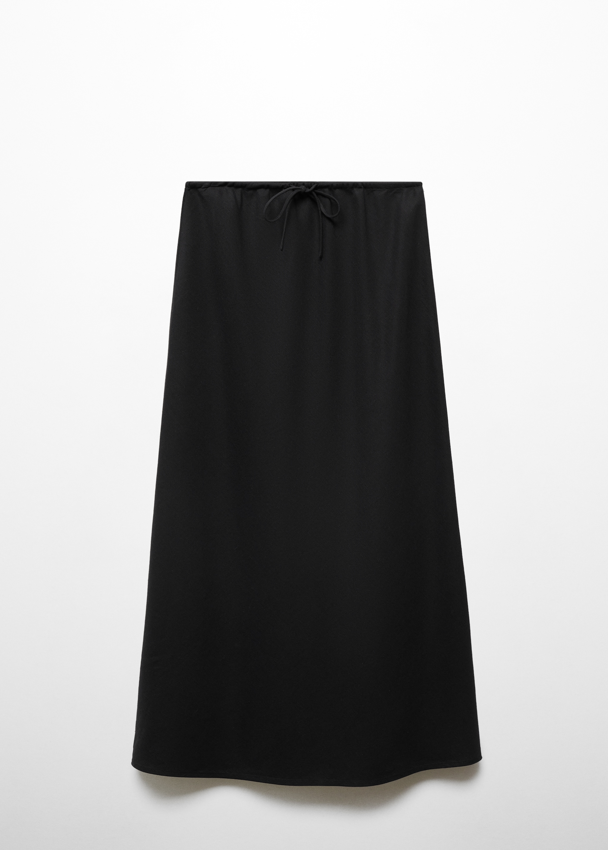 Длинная юбка с регулируемыми завязками - Изделие без модели