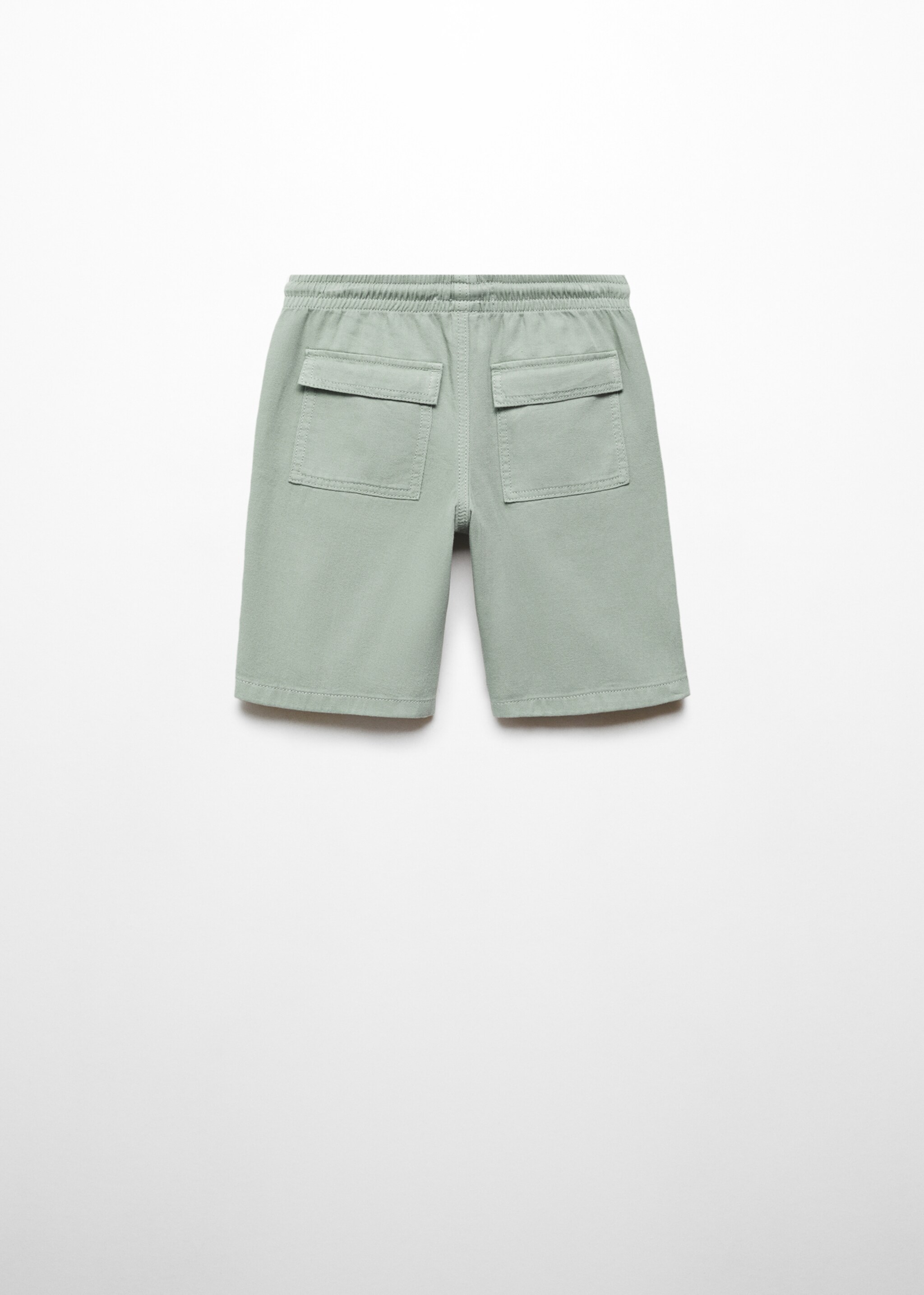 Elastic waist Bermuda shorts - Reverse of the article