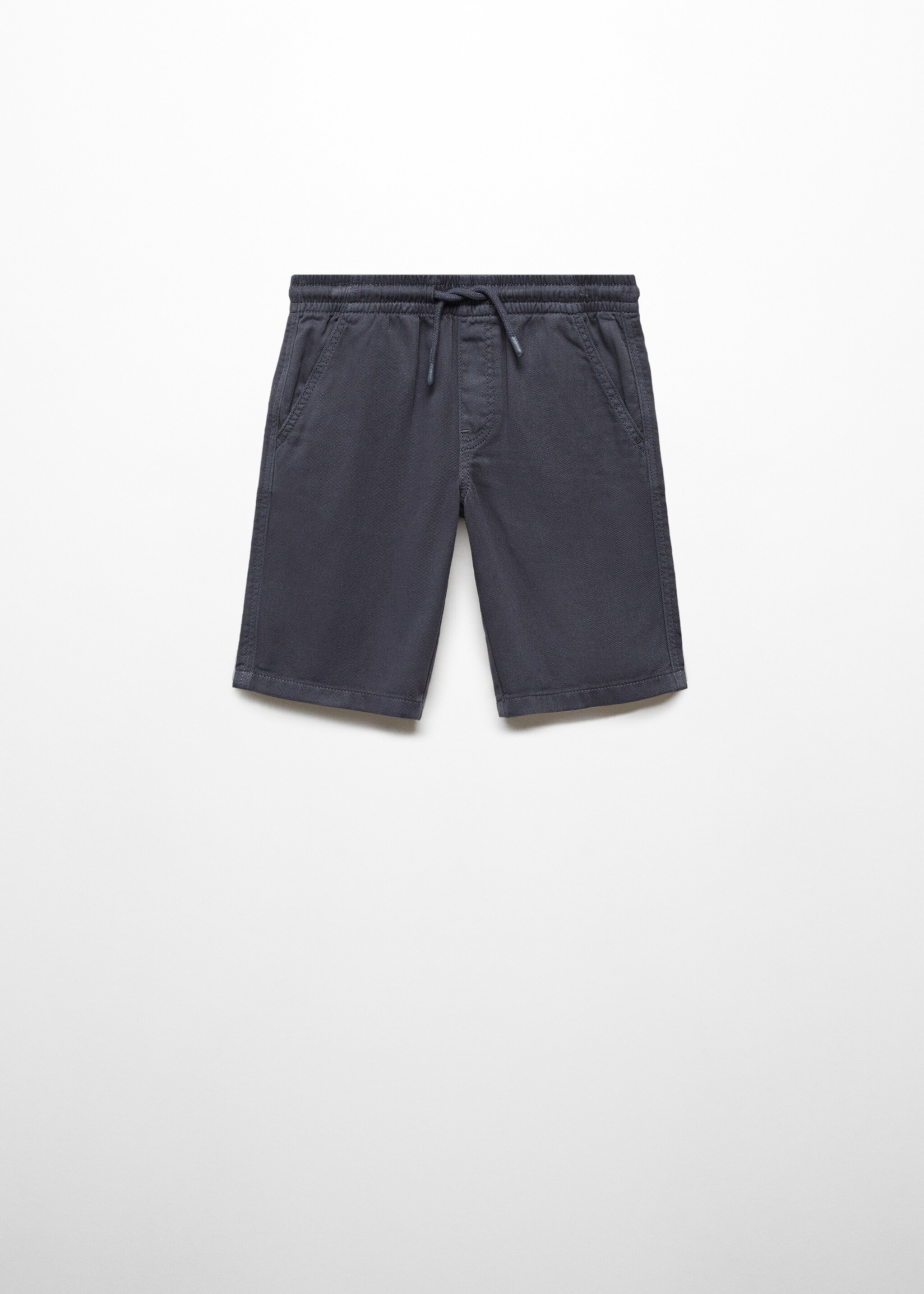 Elastic waist Bermuda shorts - Article without model