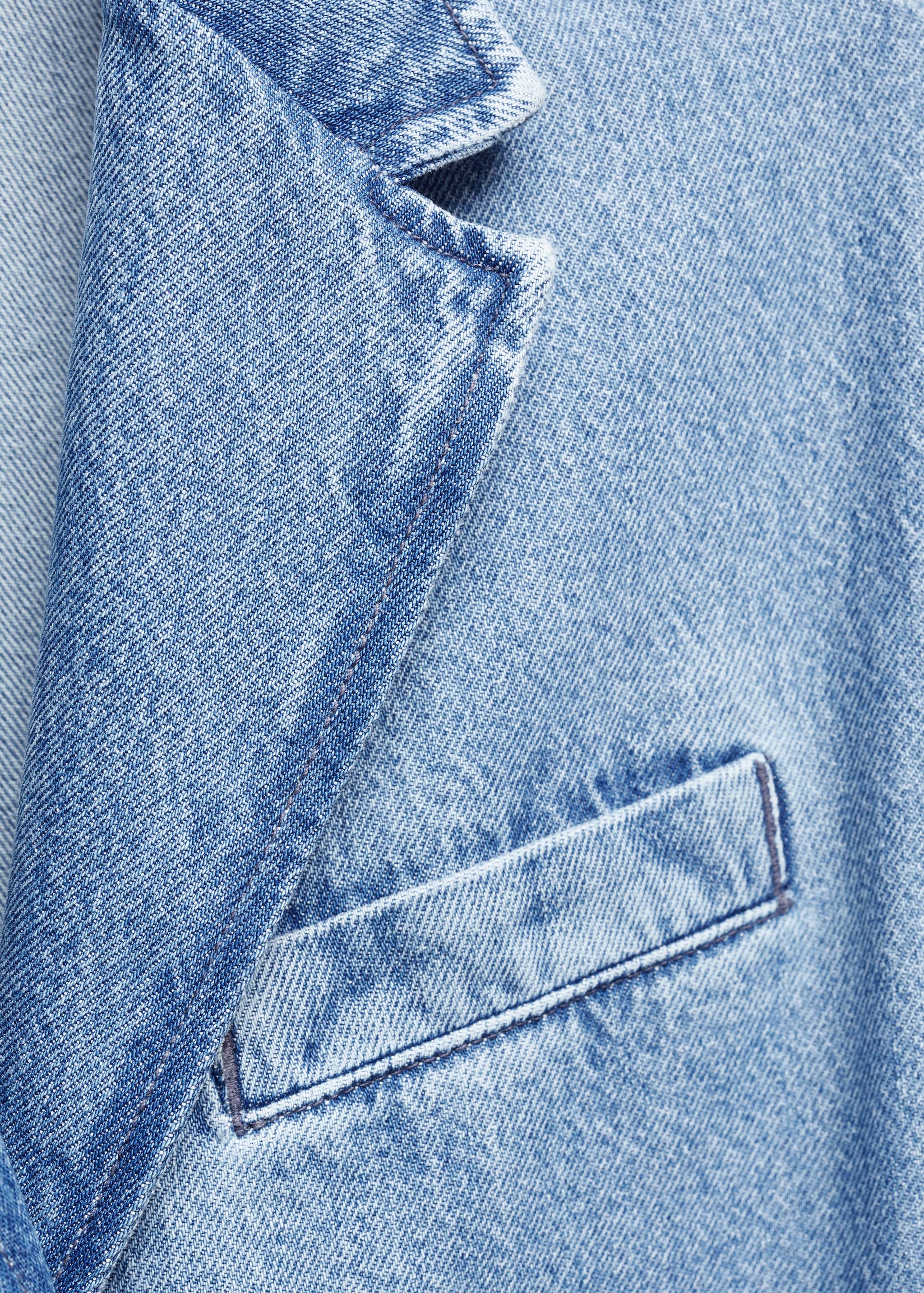 Denim jacket with buttons - Details of the article 8