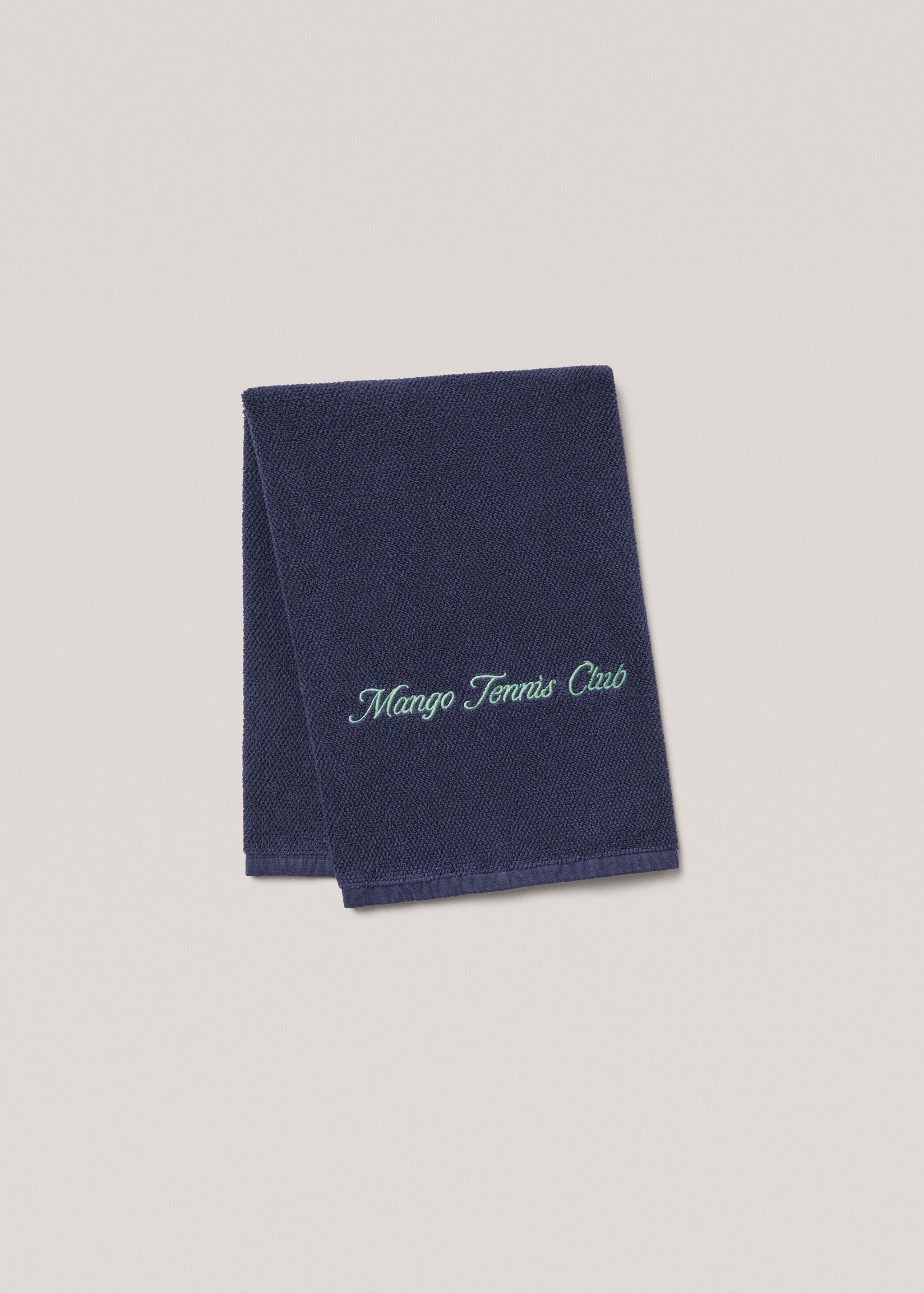 Embroidered cotton sports towel - Article without model