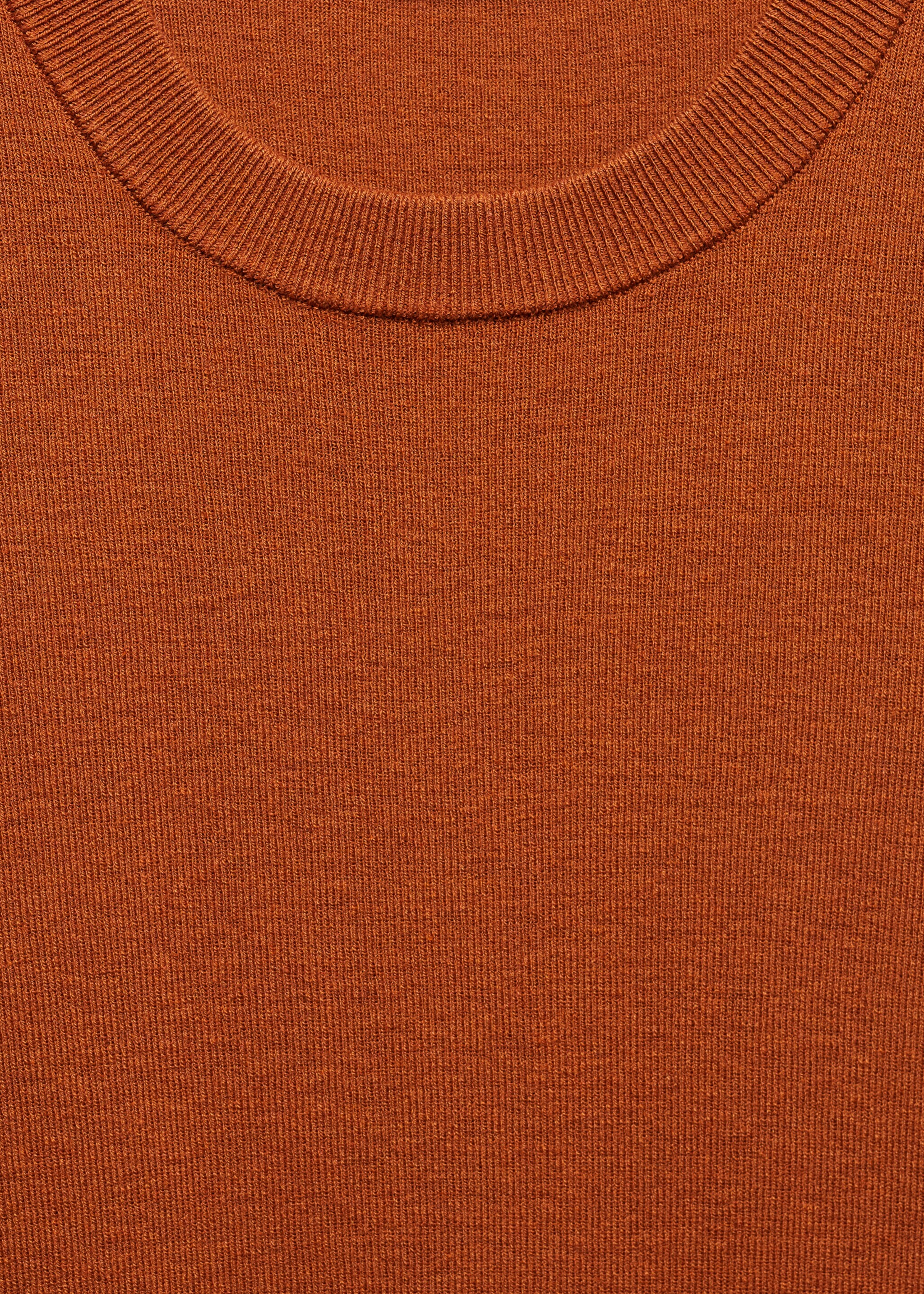 Cotton blend knitted t-shirt - Details of the article 8