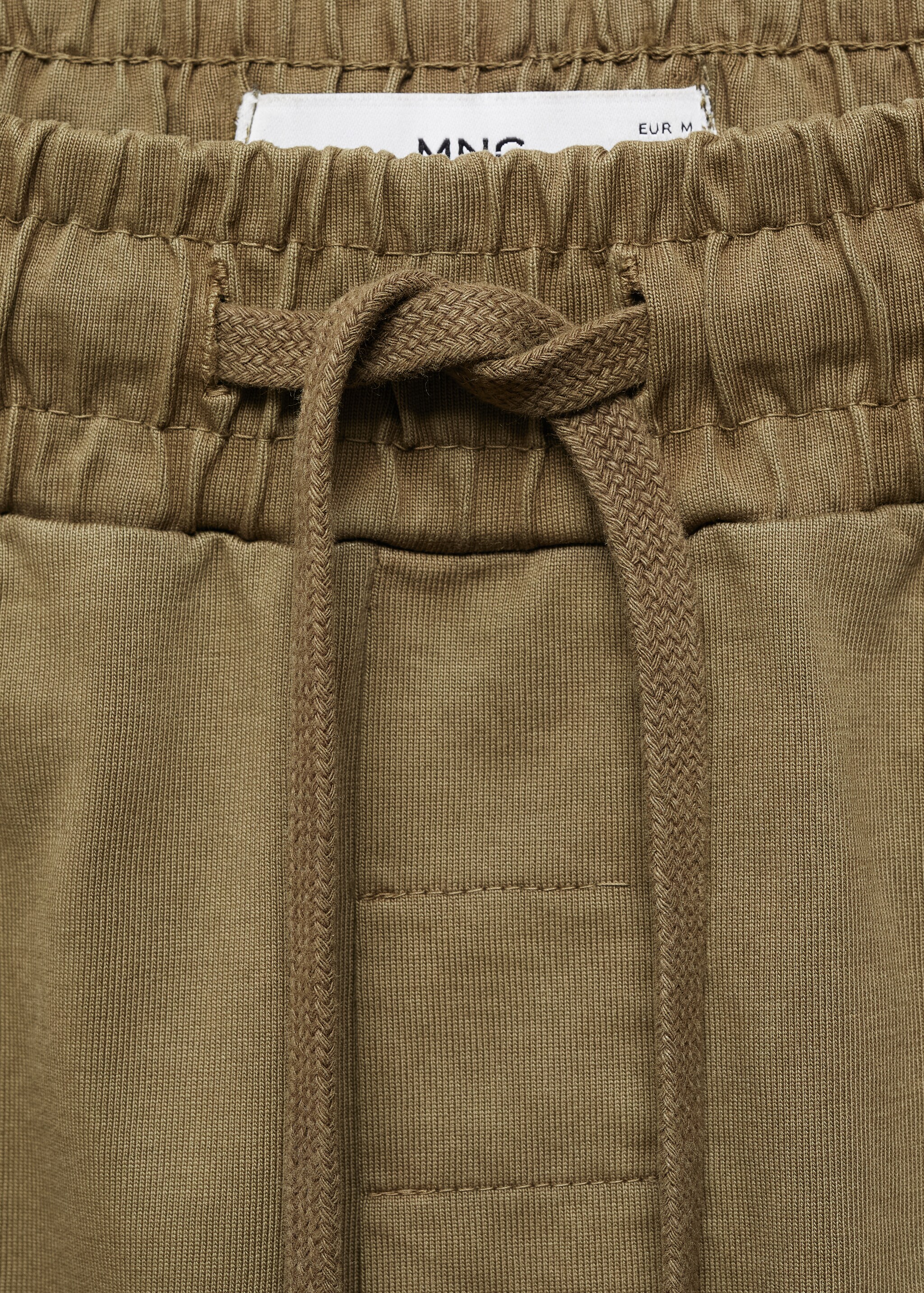 100% cotton drawstring Bermuda shorts - Details of the article 8