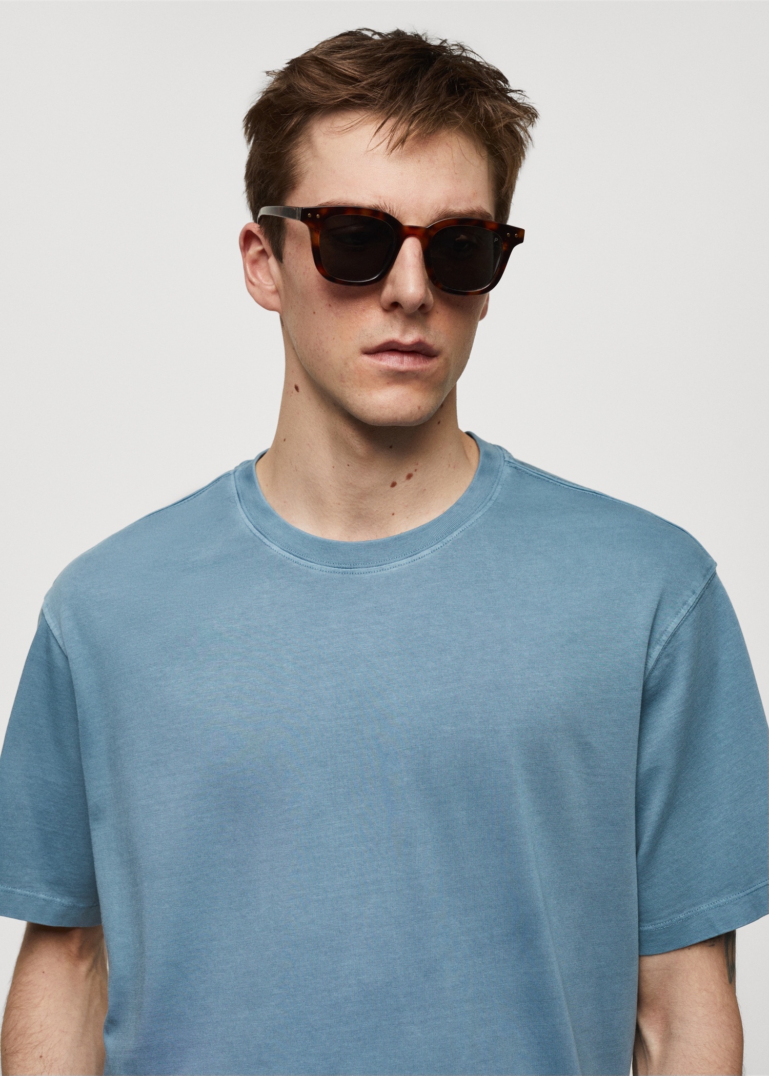 100% cotton relaxed-fit t-shirt - Детальніше про товар 1