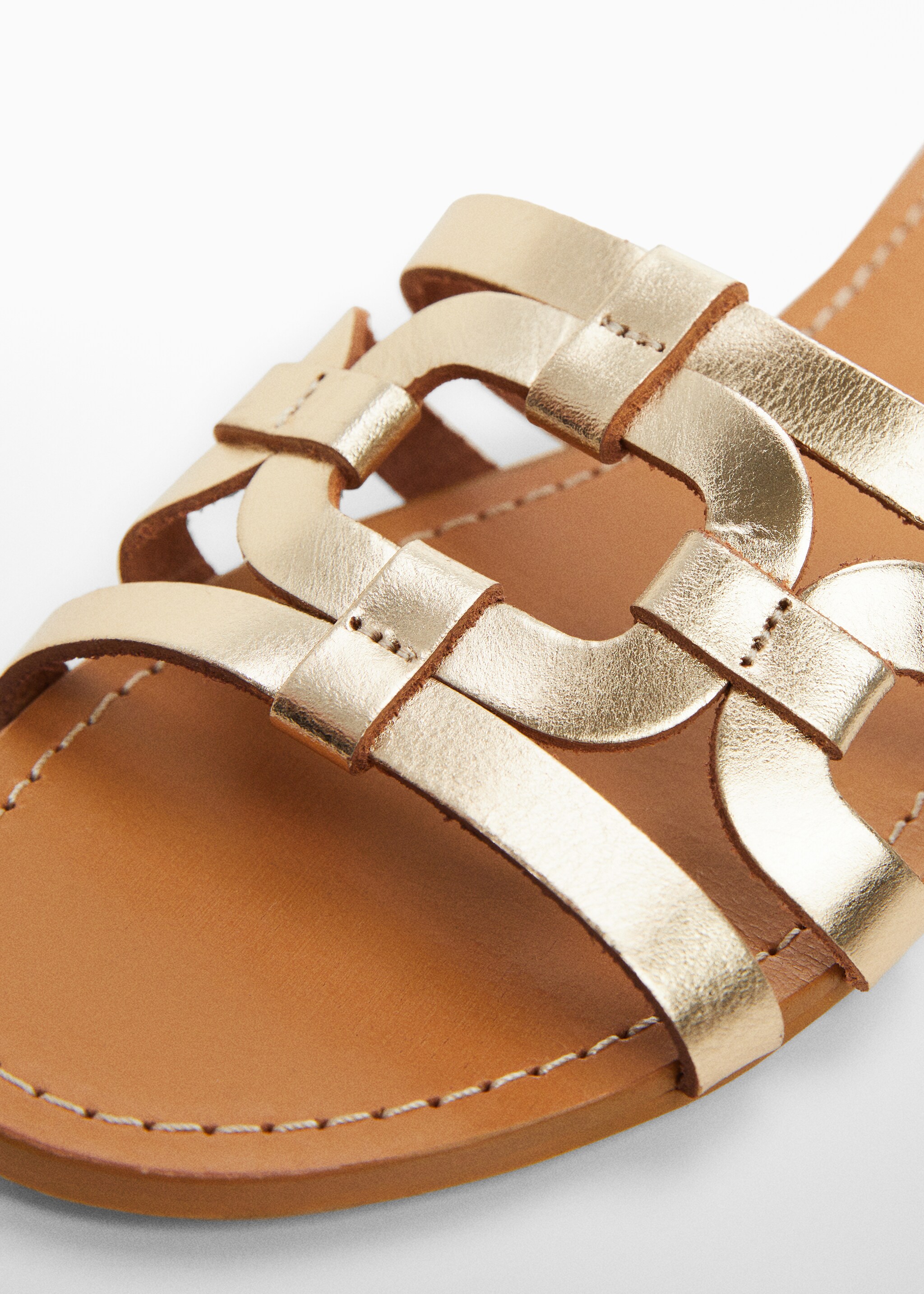 Leather straps sandals - Details of the article 2