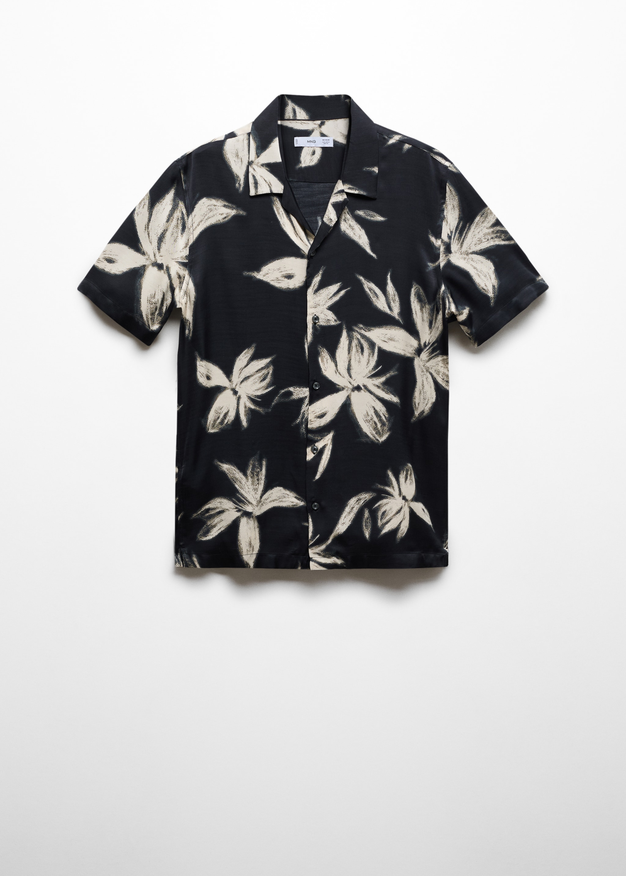 Рубашка regular fit с гавайским принтом - Изделие без модели