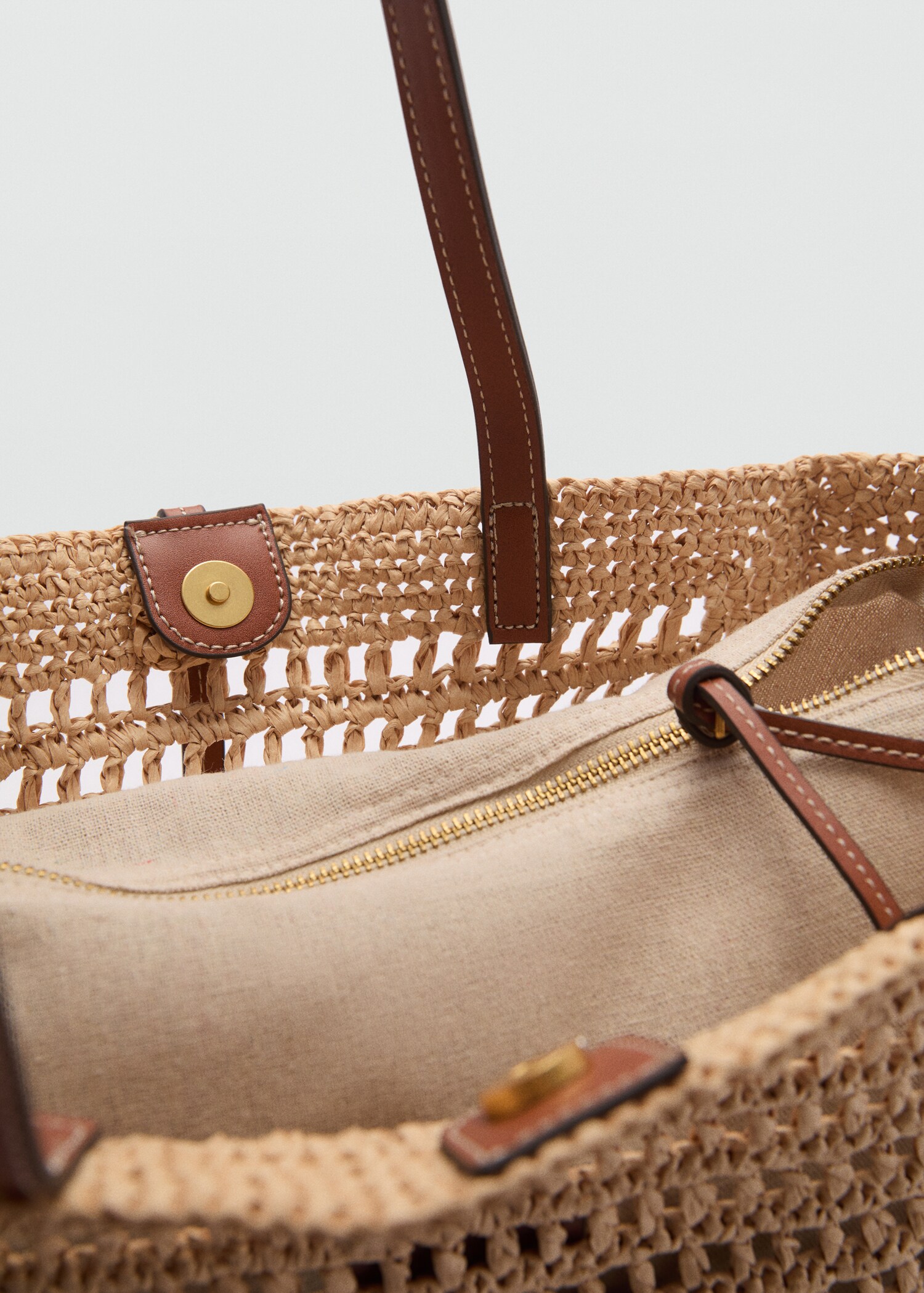 Natural fibre shopper bag - Details of the article 2