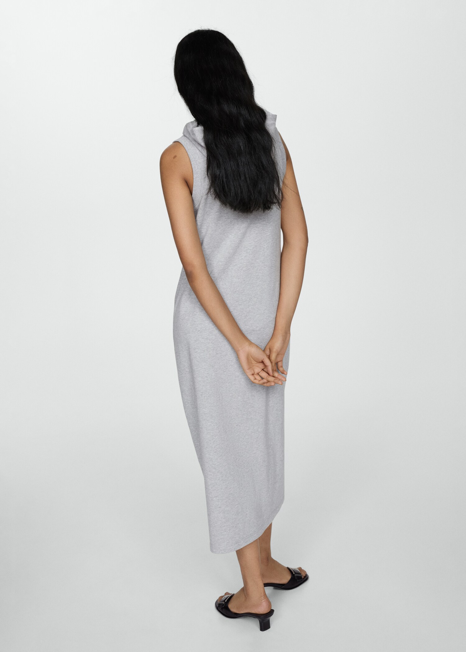 Robe capuche poche maxi - Verso de l’article