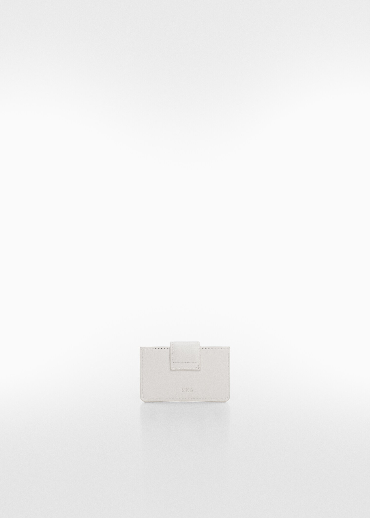 Card holder with flap and logo - Details of the article 1