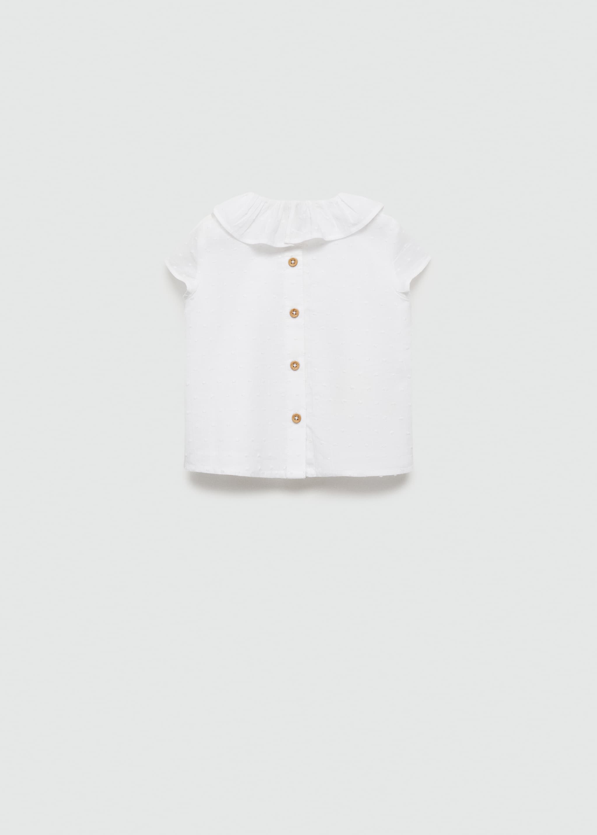 Plumeti cotton blouse - Reverse of the article