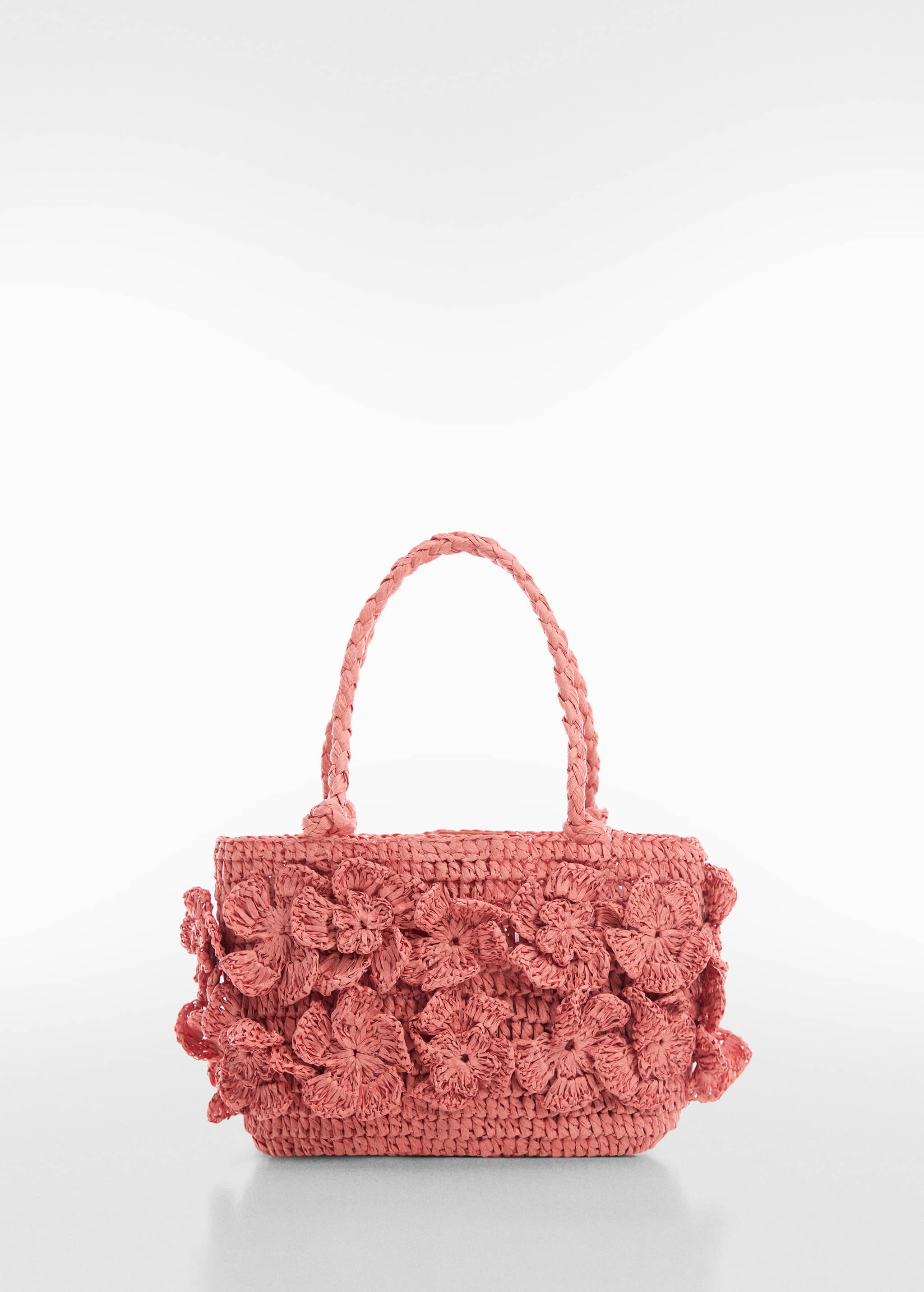Raffia effect flower bag - Article without model