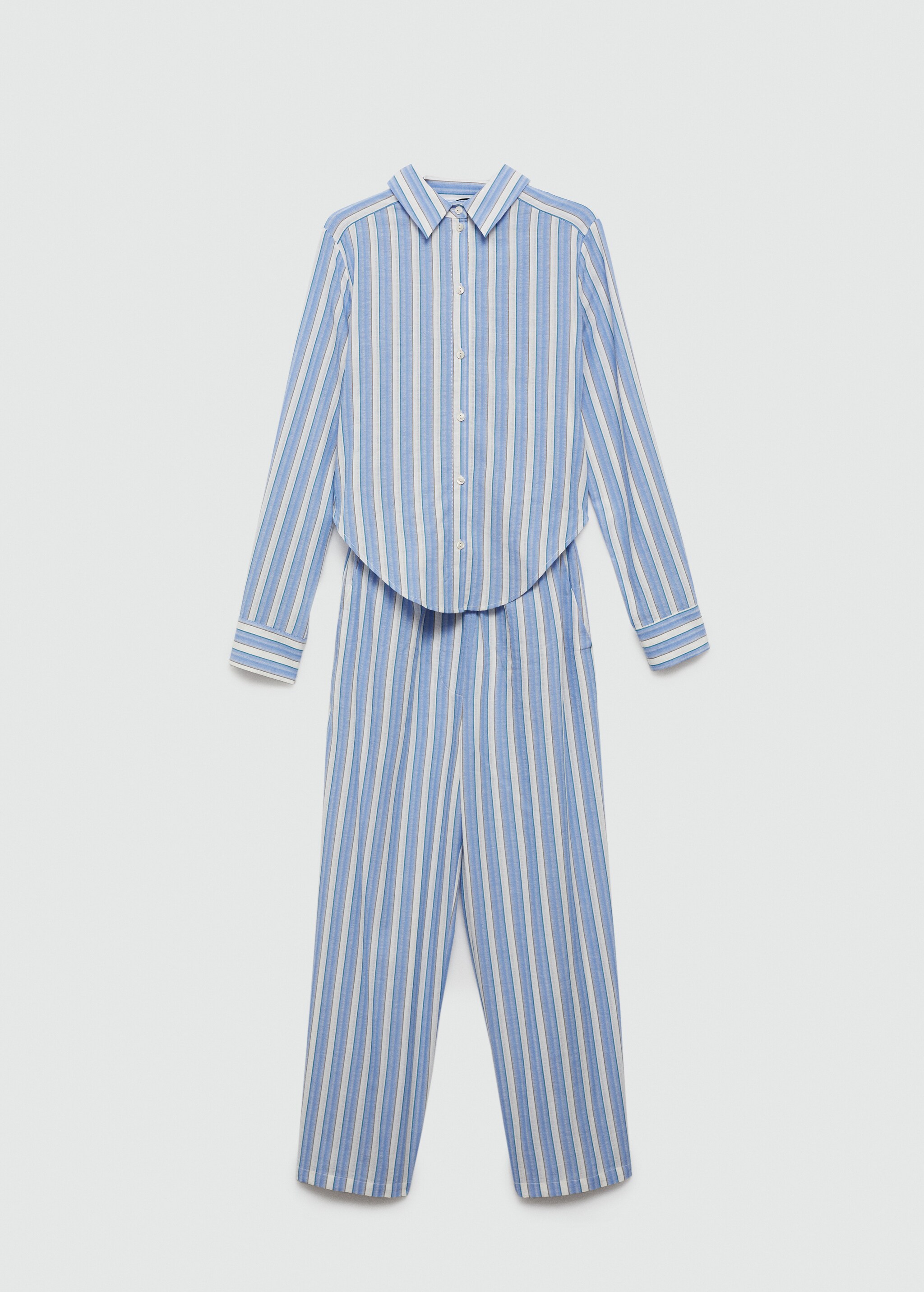 Striped shirt jumpsuit - Article without model