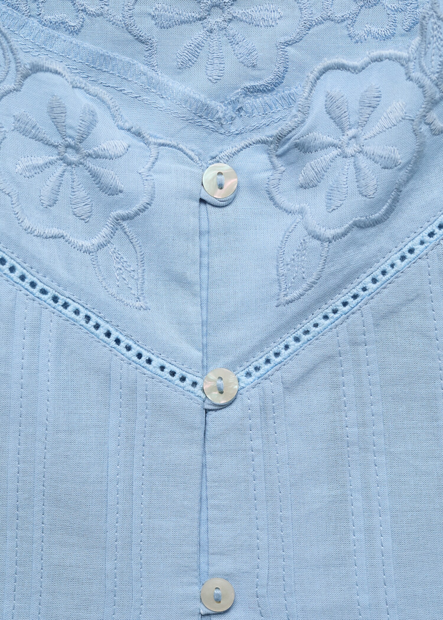 Embroidered strap top - Details of the article 8