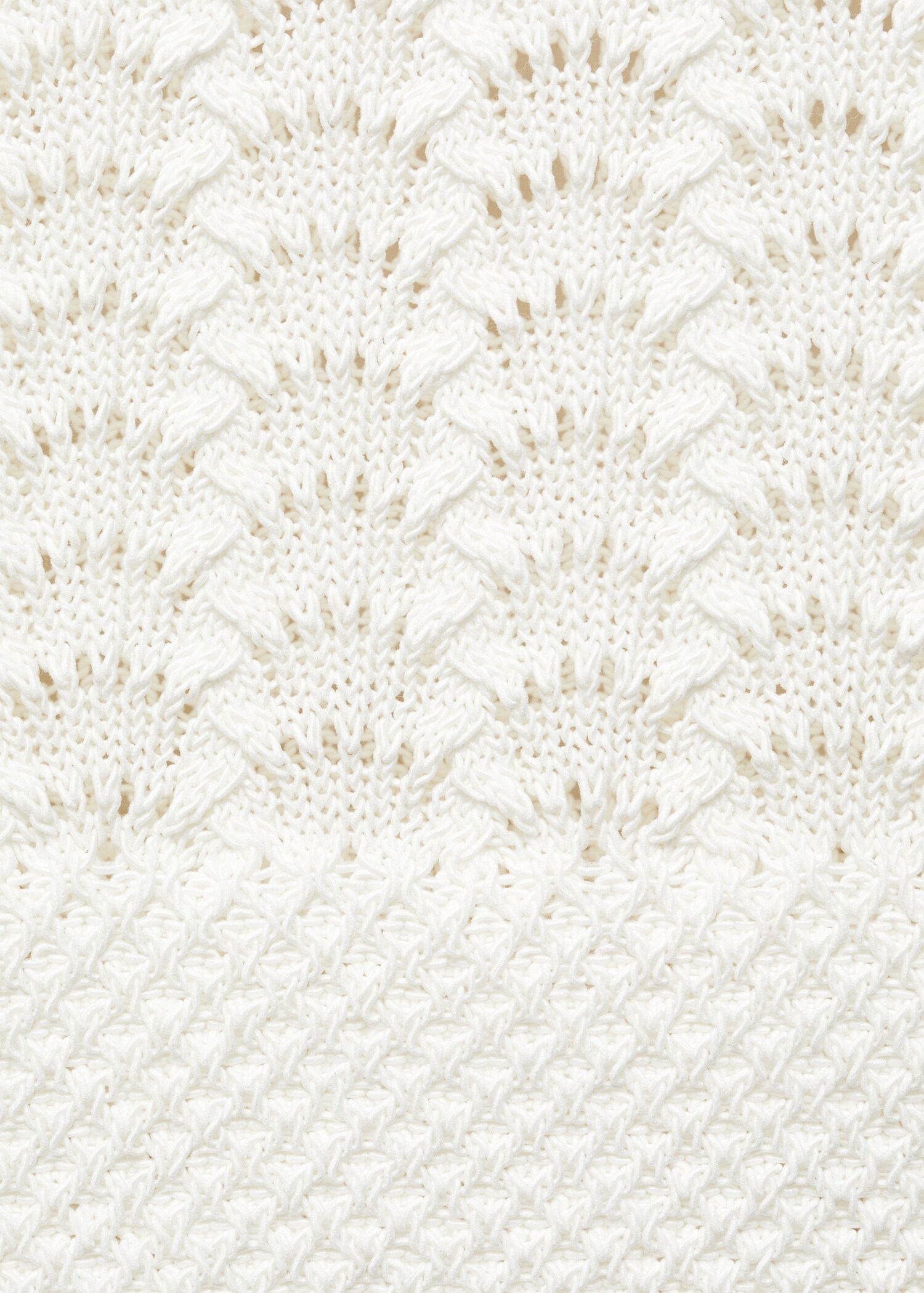 Polo-neck crochet sweater - Details of the article 0