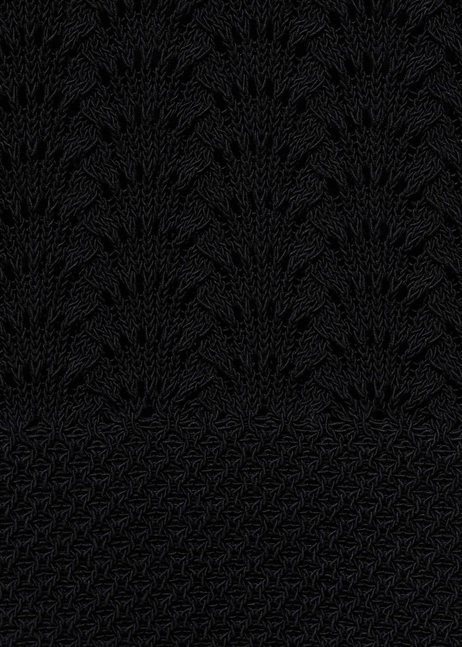 Polo-neck crochet sweater - Details of the article 0
