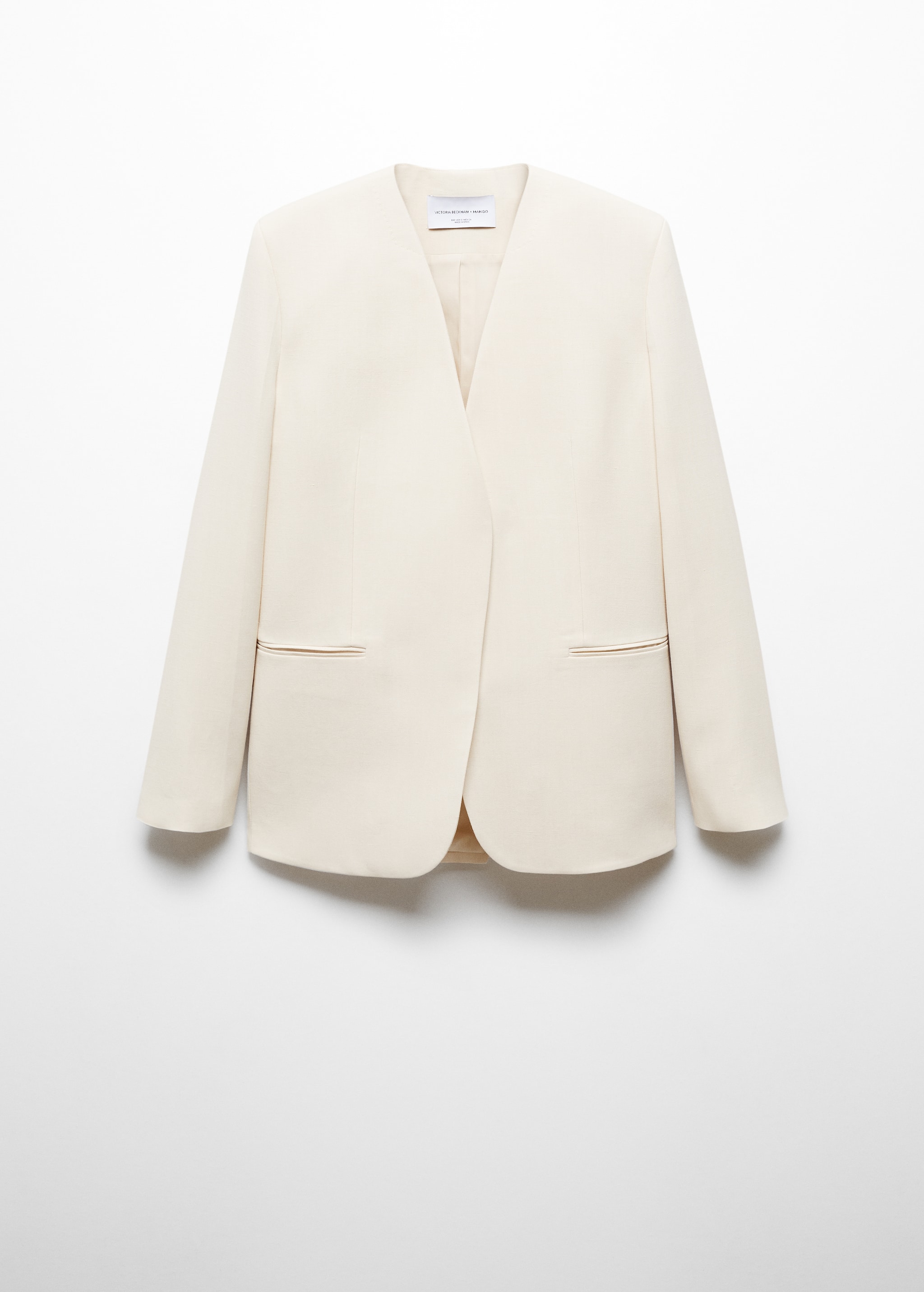 Suit jacket without lapels - Article without model