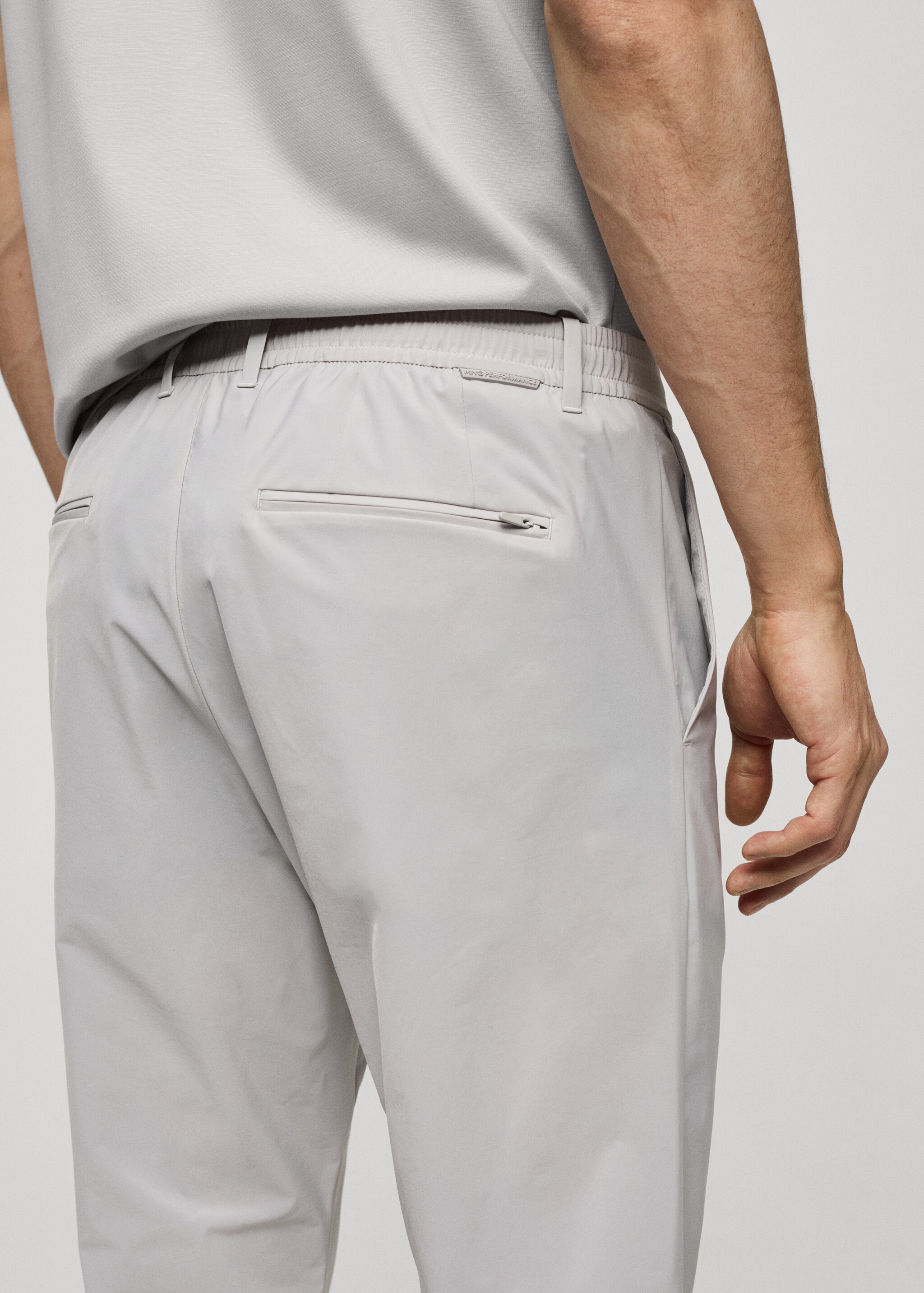Water-repellent trousers with drawstring - Details of the article 6
