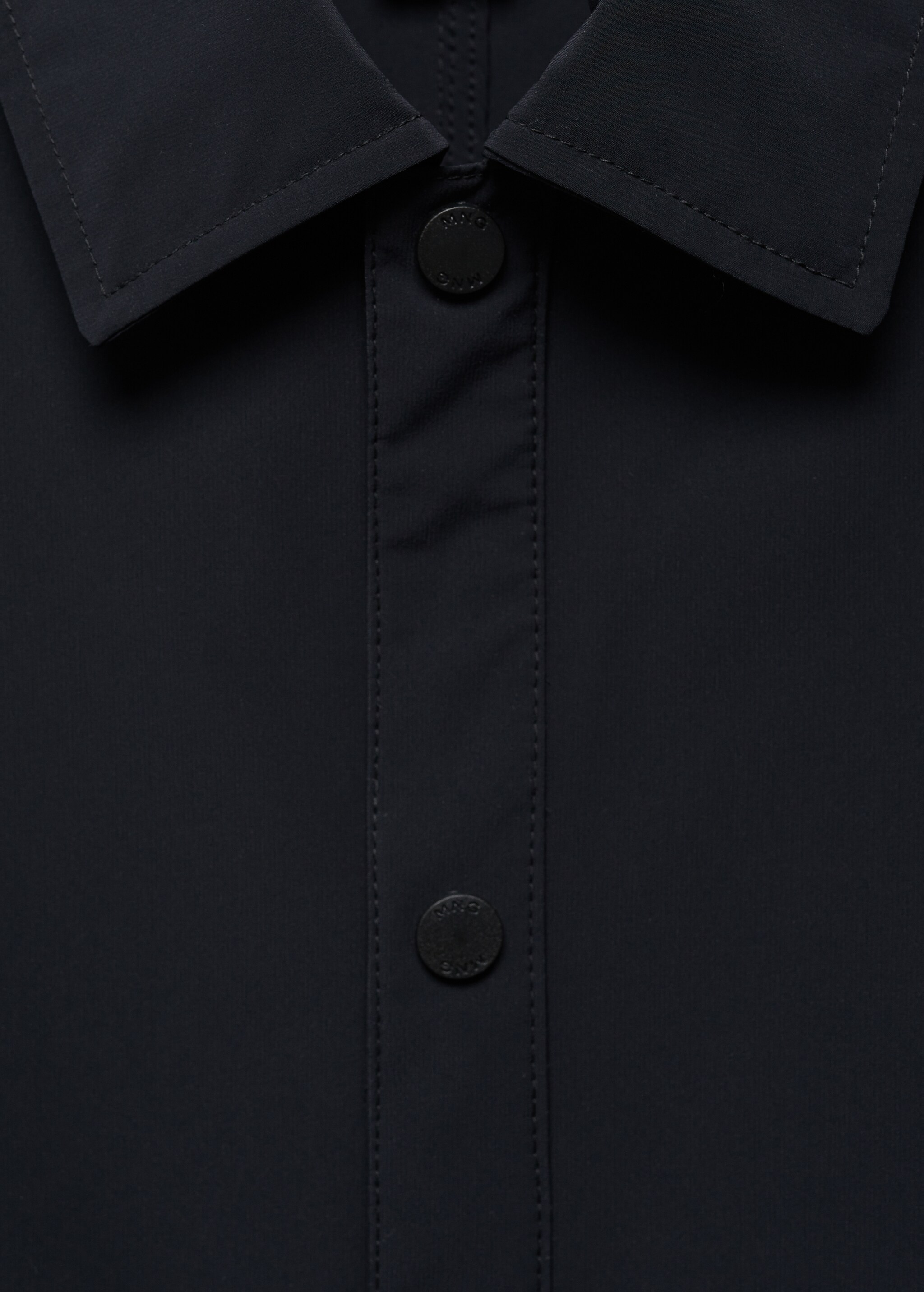 Lightweight water-repellent overshirt - Details of the article 8