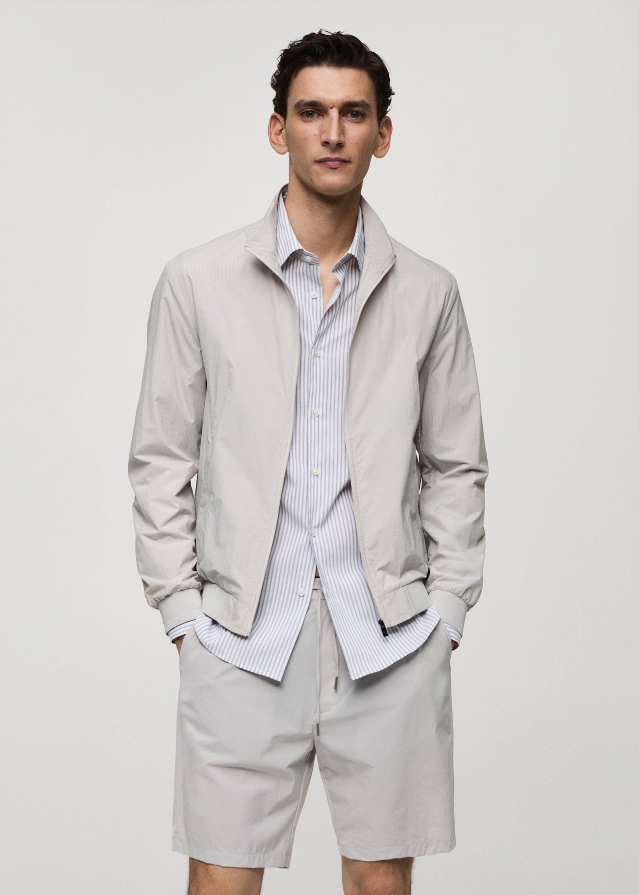 Veste bomber résistante à l’eau - Plan moyen