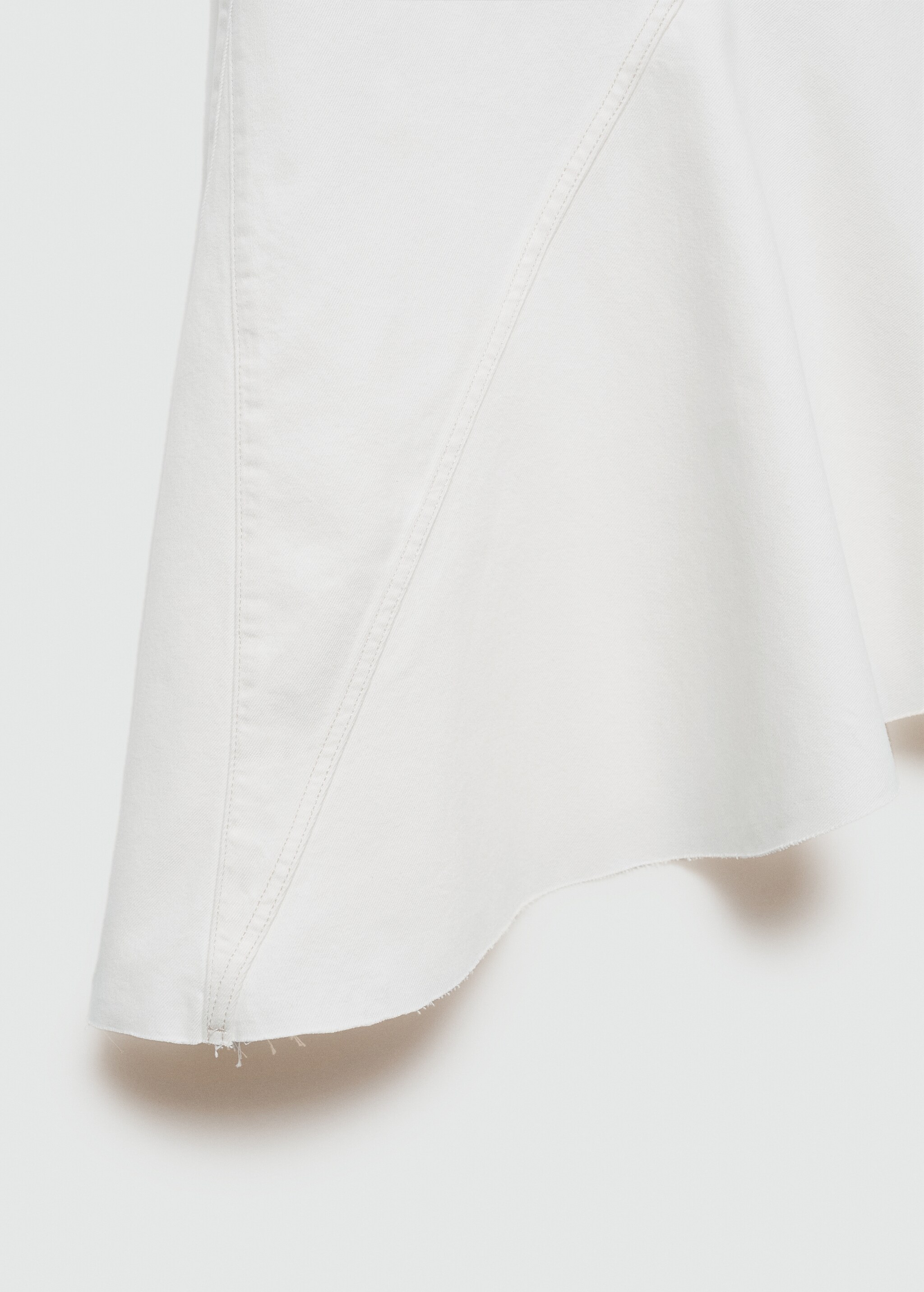 Asymmetrical denim skirt - Details of the article 0