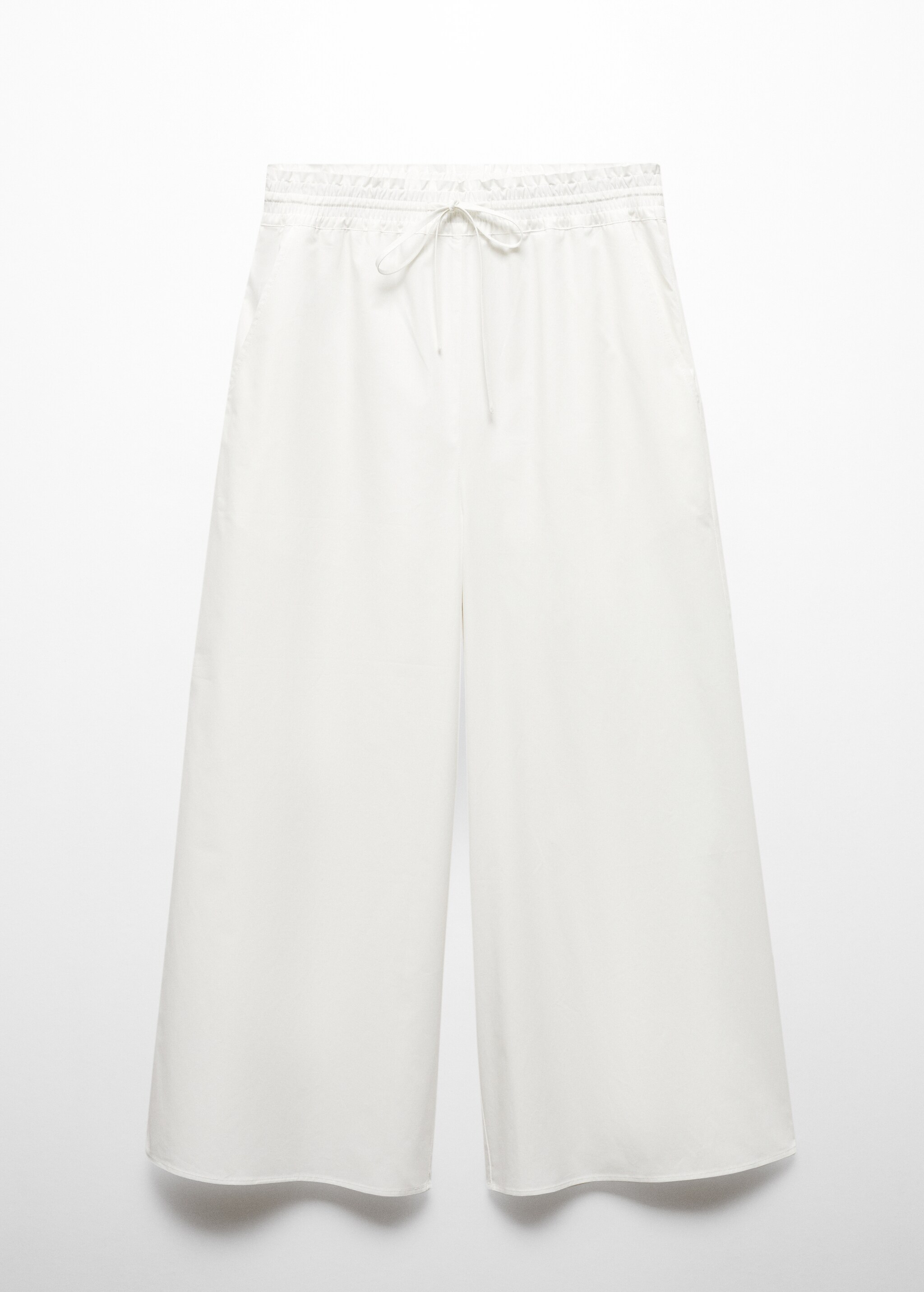 100% cotton culotte trousers  - Article without model