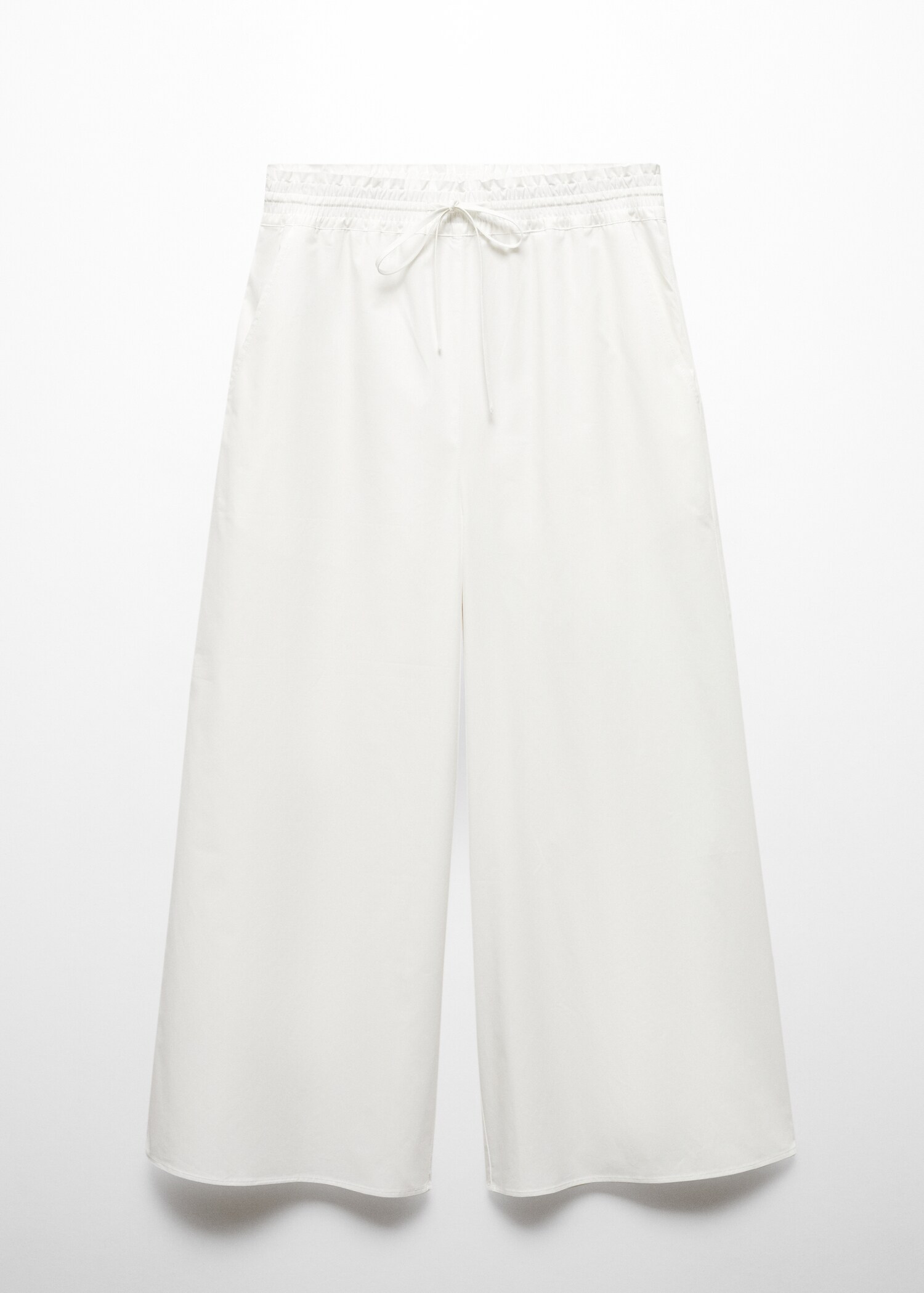 100% cotton culotte trousers  - Article without model