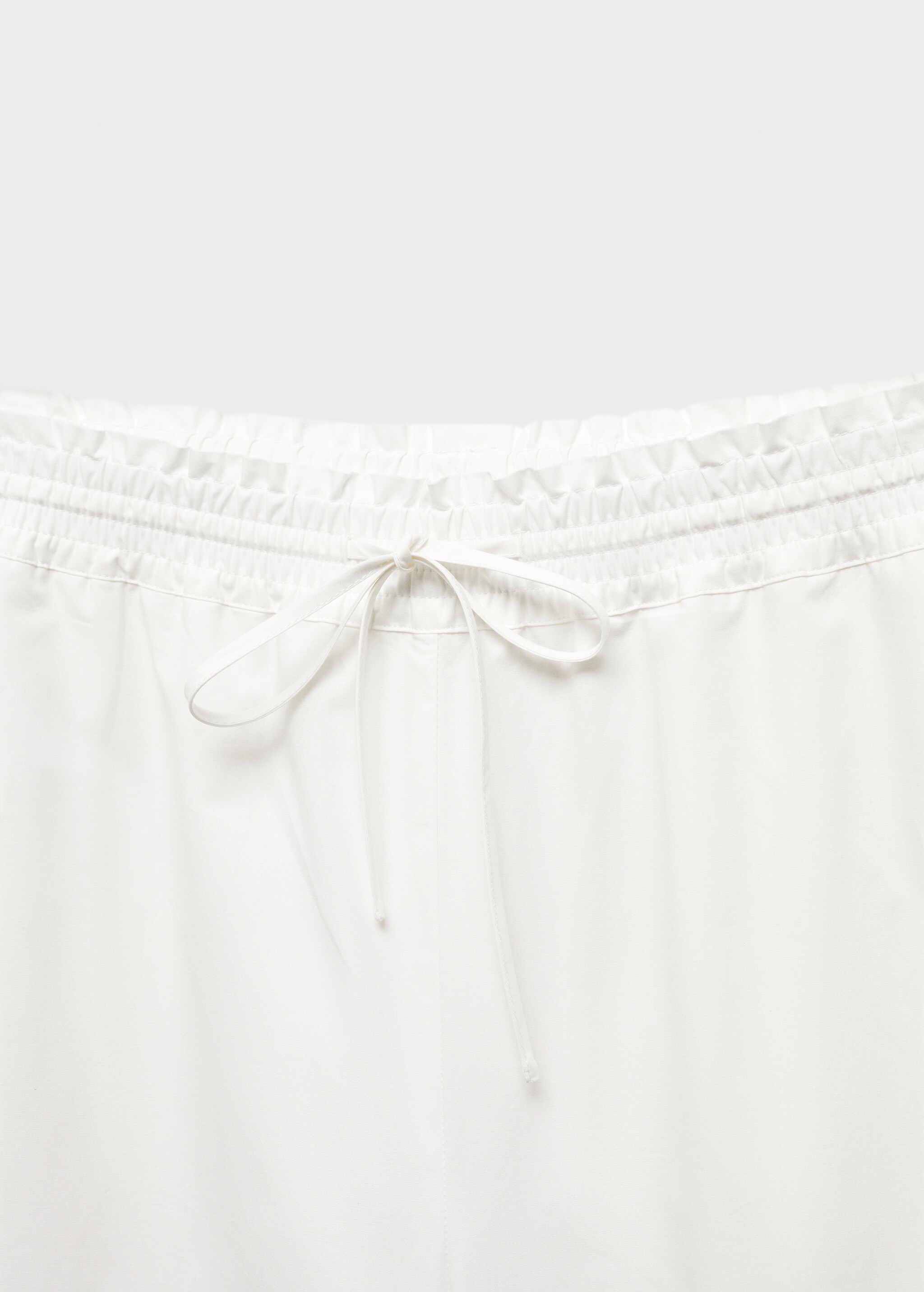 100% cotton culotte trousers  - Details of the article 8