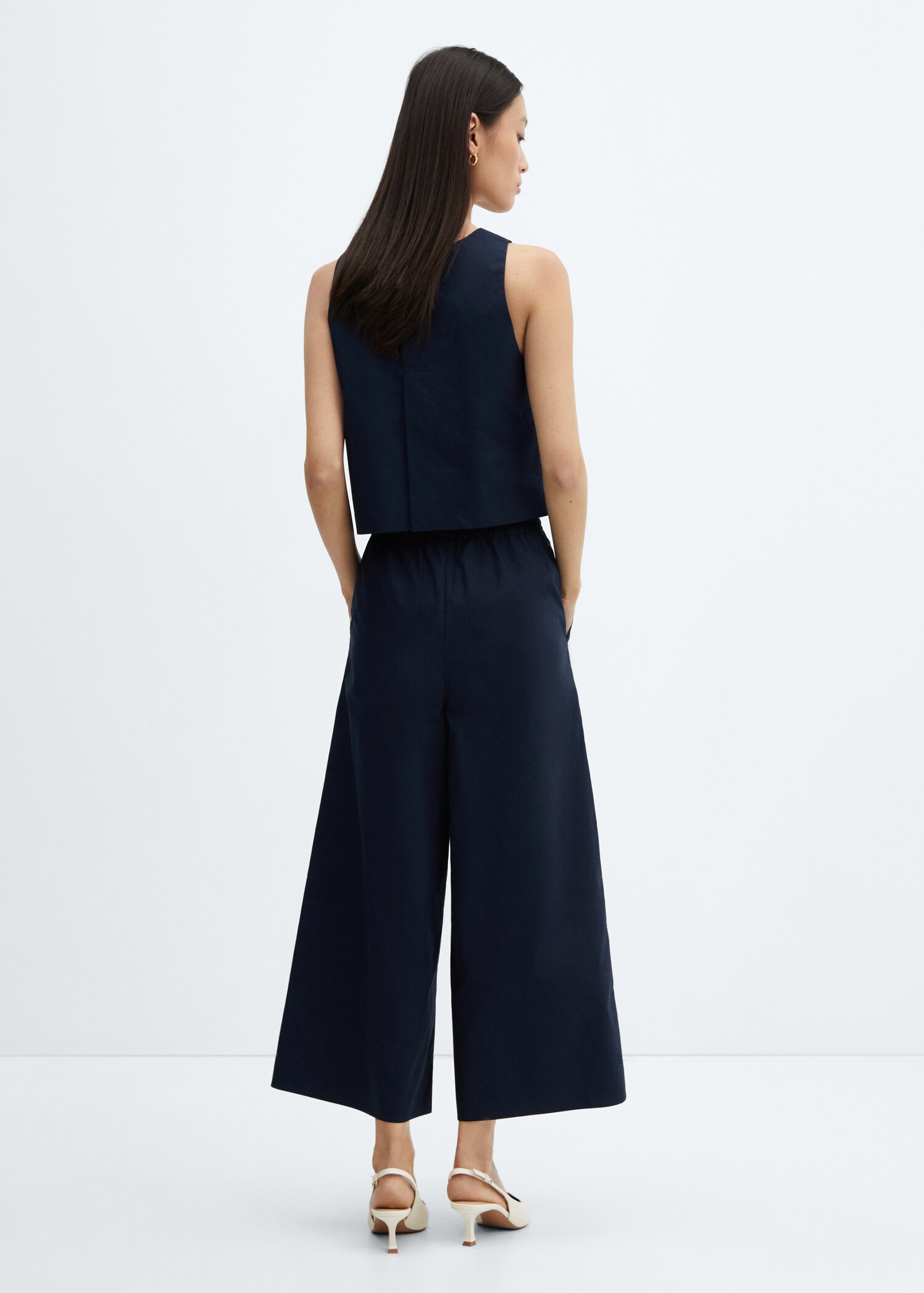Pantalón culotte 100% algodón - Reverso del artículo