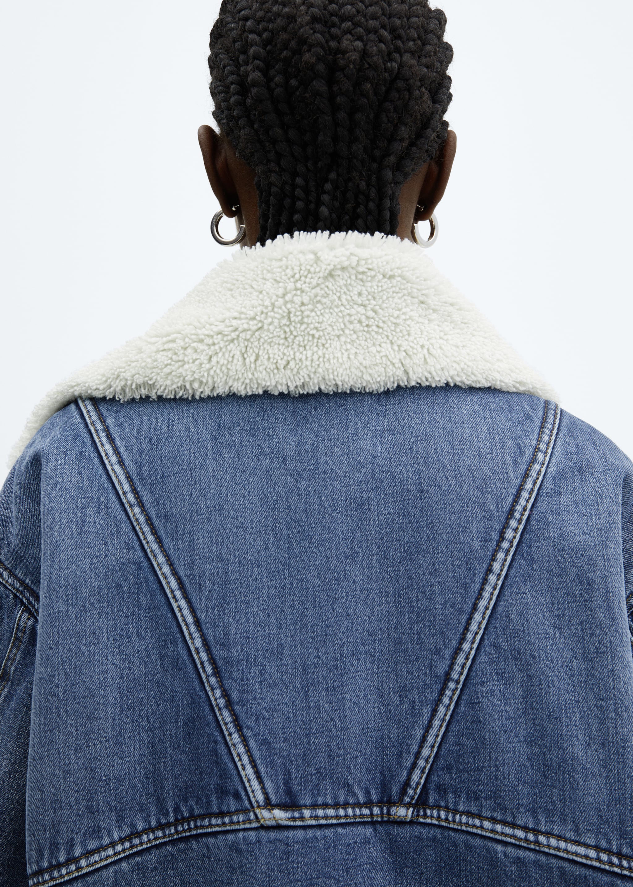 Oversized faux-shearling jacket - Details of the article 6