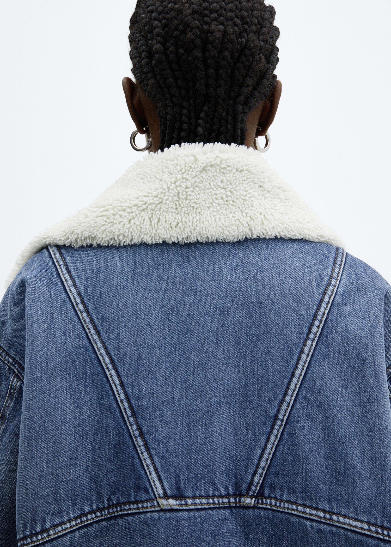 Oversized faux-shearling jacket - Details of the article 6