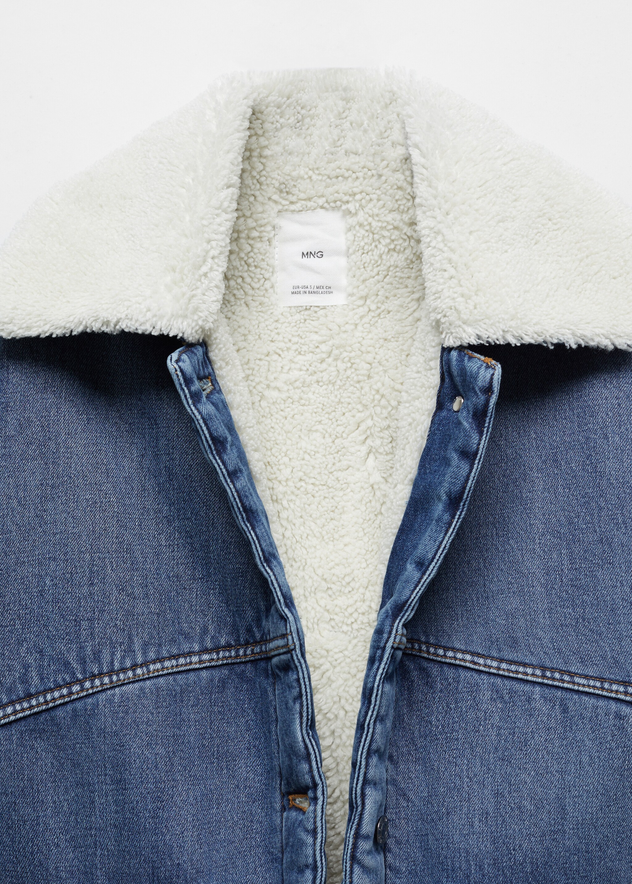 Oversized faux-shearling jacket - Details of the article 8