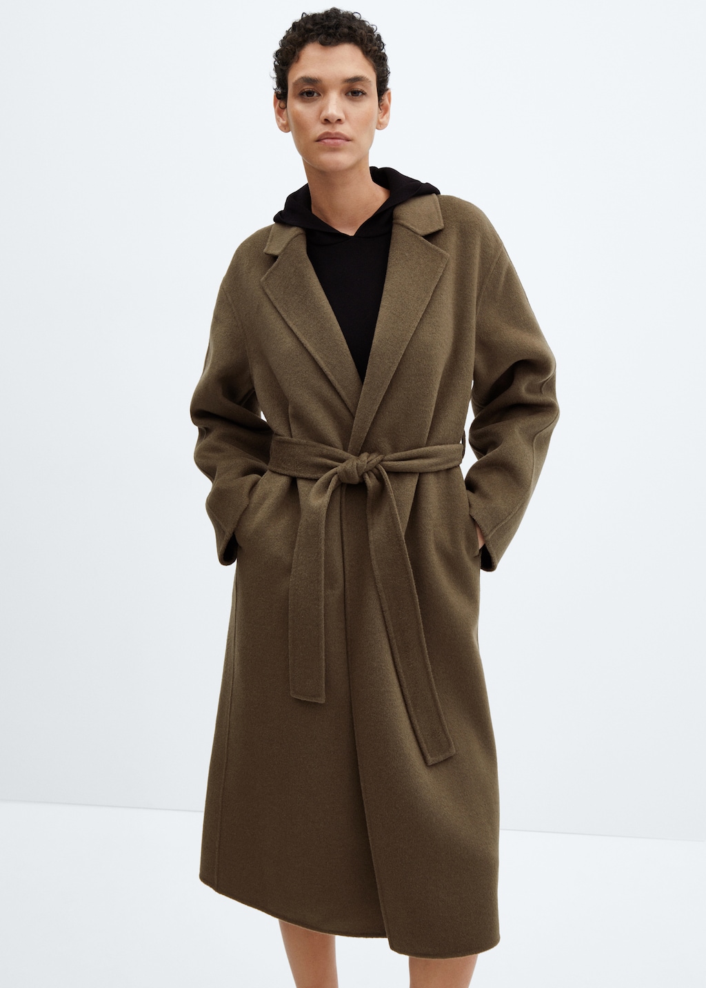 Belt handmade coat - Women | MANGO Georgia Belt handmade coat - Women | MANGO Georgia