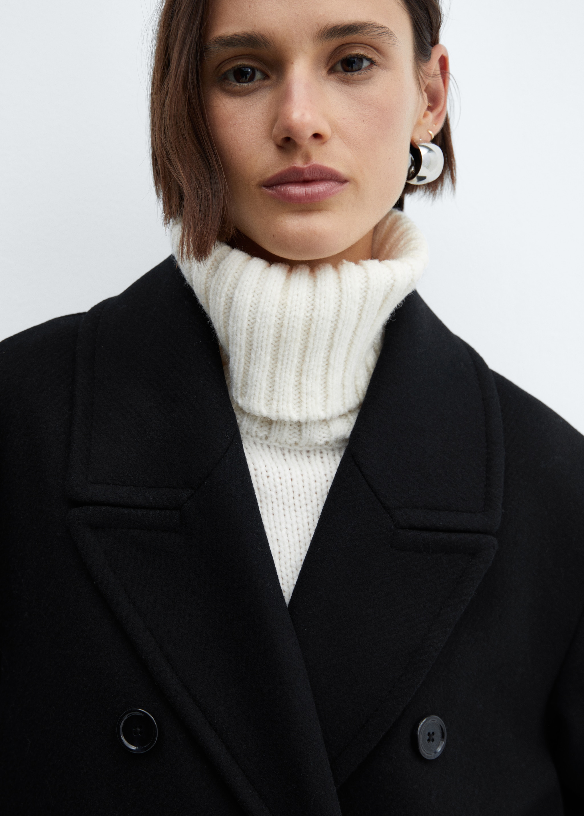 Oversize wool coat - Details of the article 1