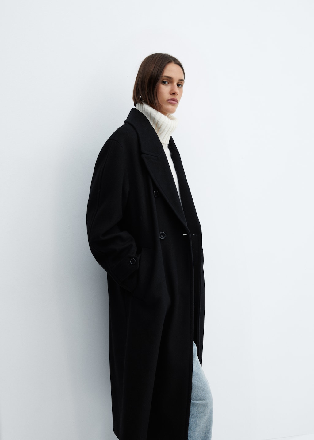 Oversize wool coat - Women | MANGO China Oversize wool coat - Women | MANGO China