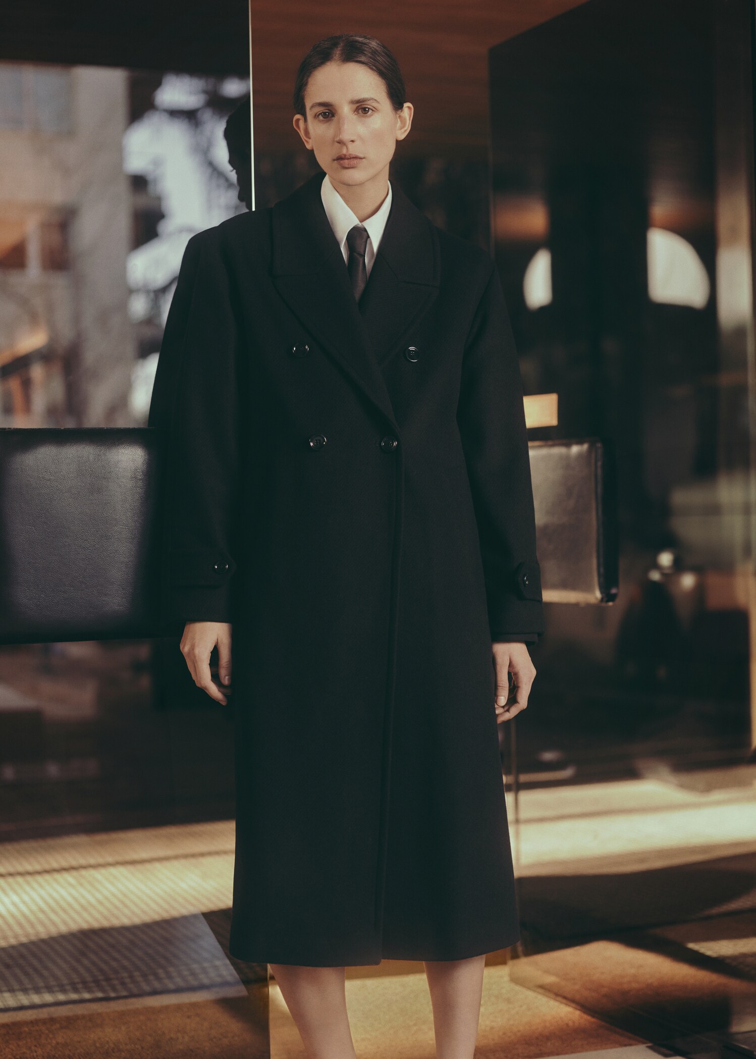 Oversize wool coat - Details of the article 7